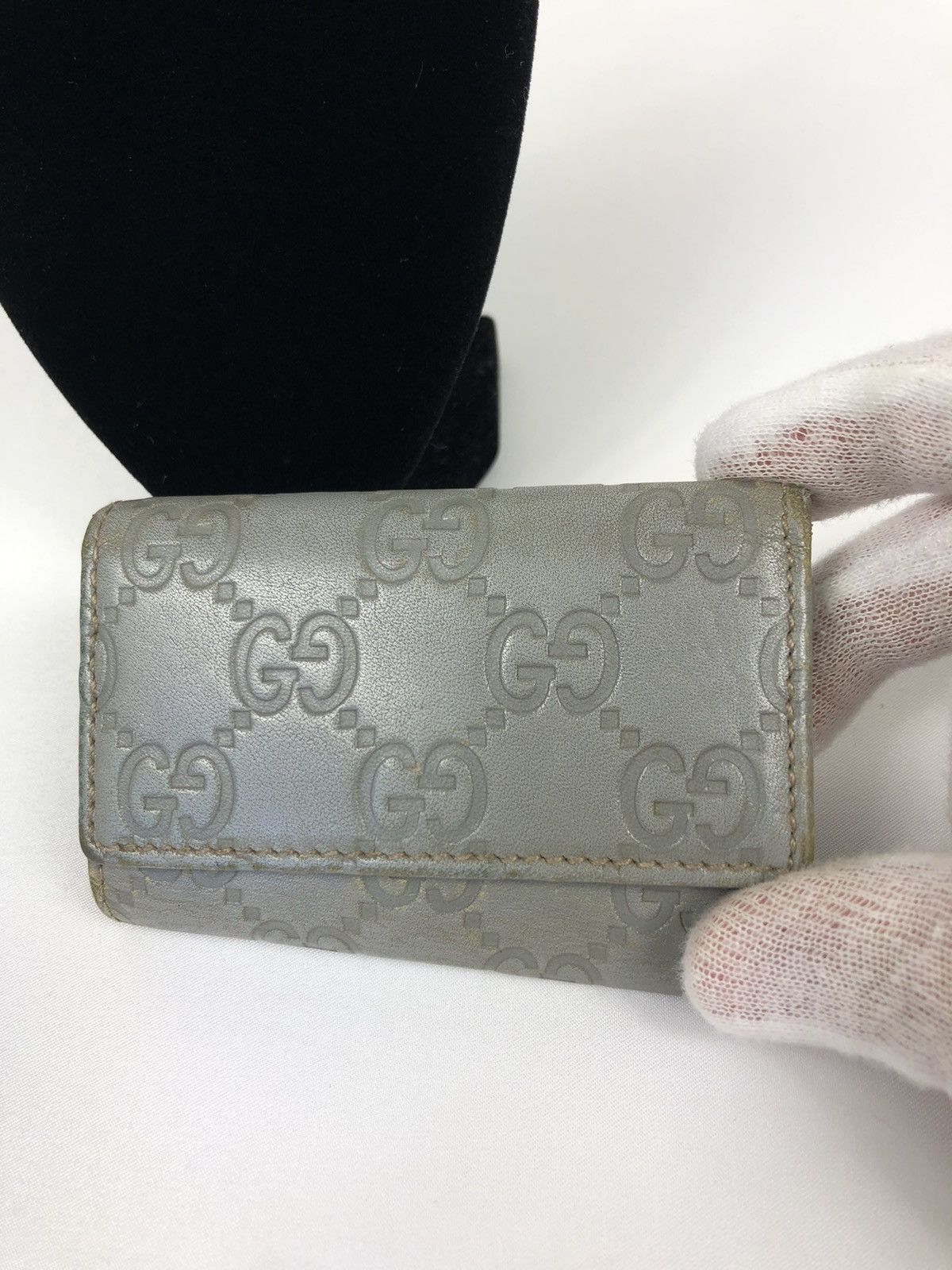 Gucci GG guccissima key holder