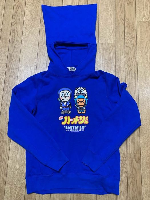 Bape BAPE milo Hoodie blue Ninja Hattori kun camo Grailed