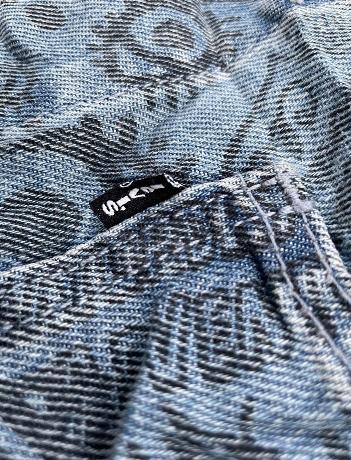 Levi's Levis Line 8 Full Print Denim Jacket Size US XL / EU 56 / 4 - 6 Thumbnail