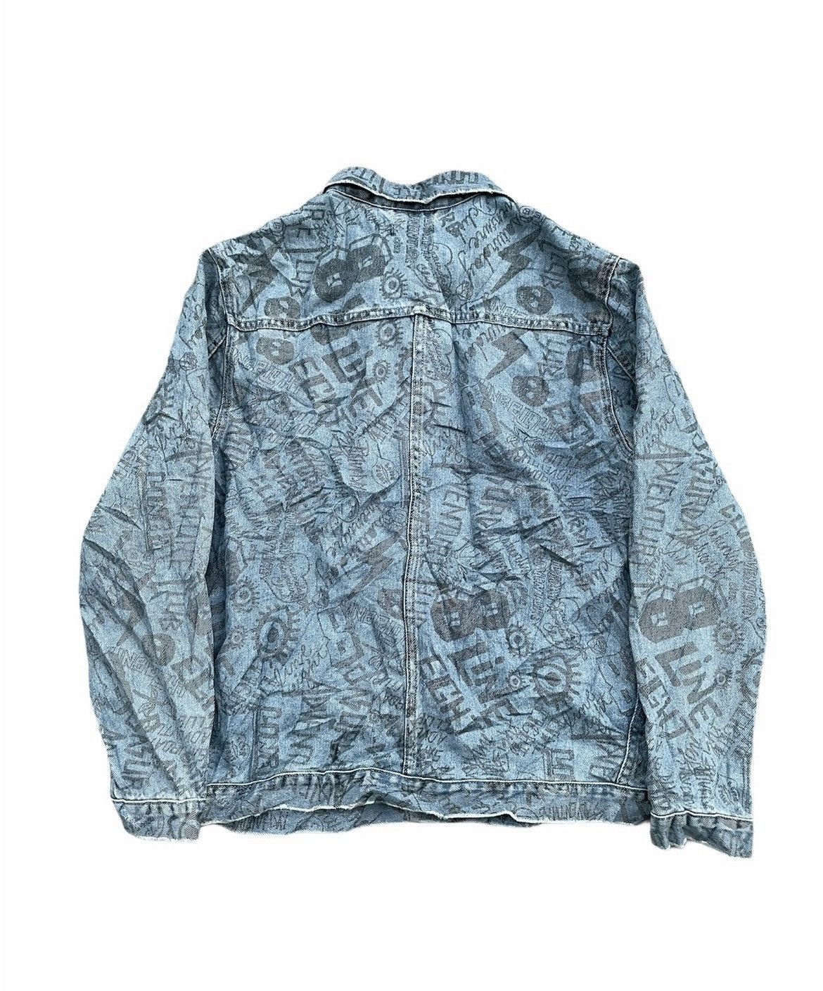 Levi's Levis Line 8 Full Print Denim Jacket Size US XL / EU 56 / 4 - 8 Thumbnail