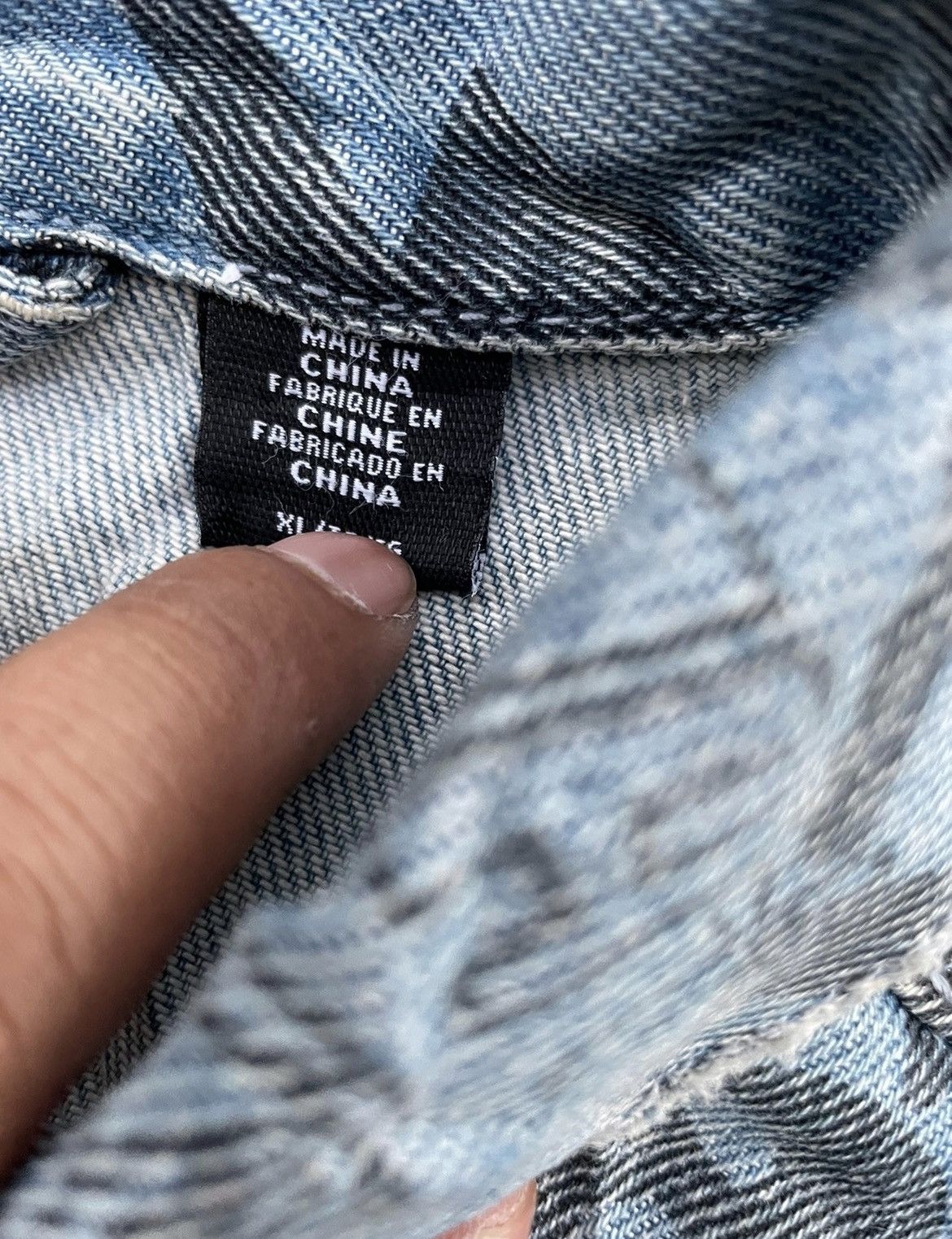 Levi's Levis Line 8 Full Print Denim Jacket Size US XL / EU 56 / 4 - 11 Thumbnail