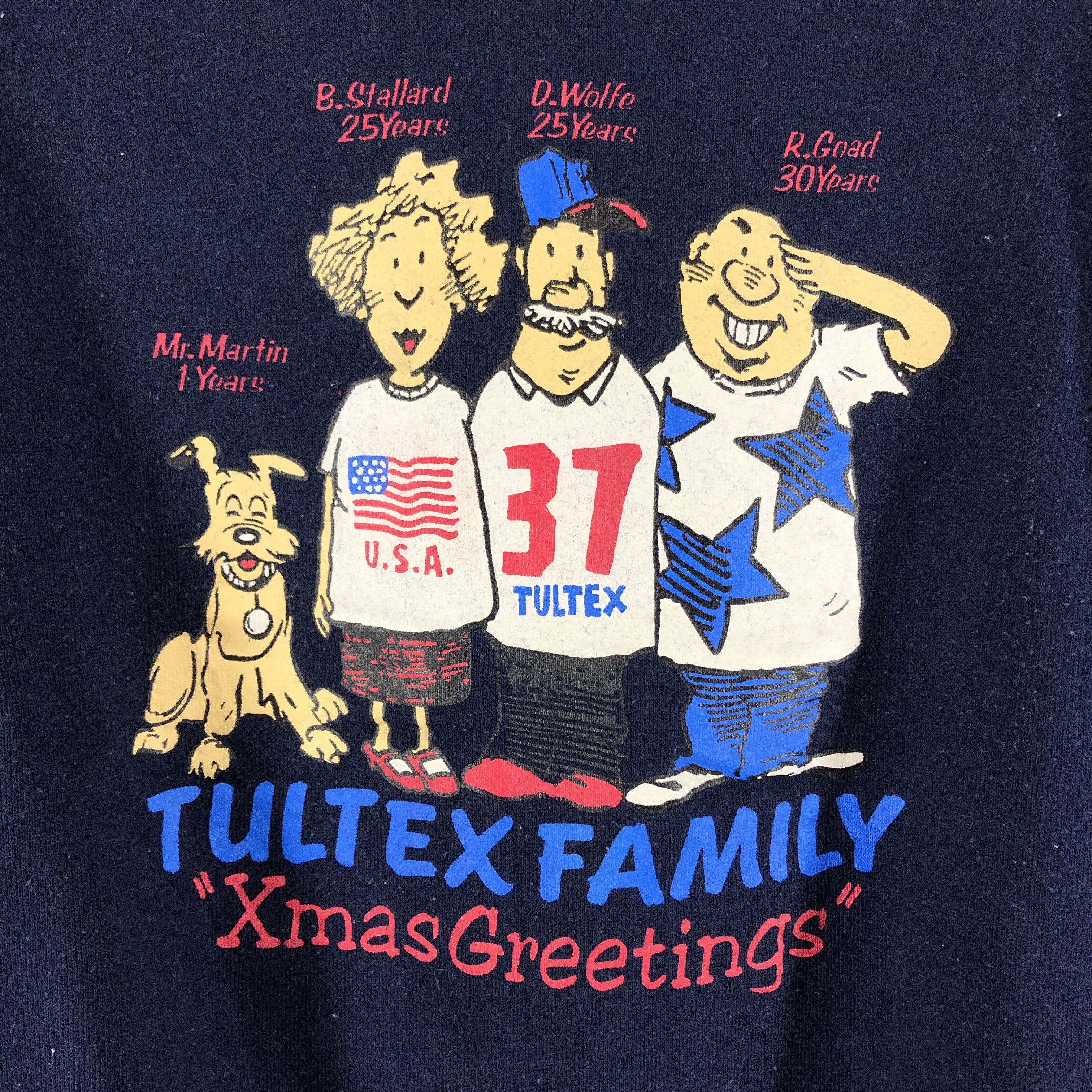 Tultex 90s Vintage TULTEX FAMILY Crew Neck Sweatshirt #0792/O Size US M / EU 48-50 / 2 - 3 Thumbnail