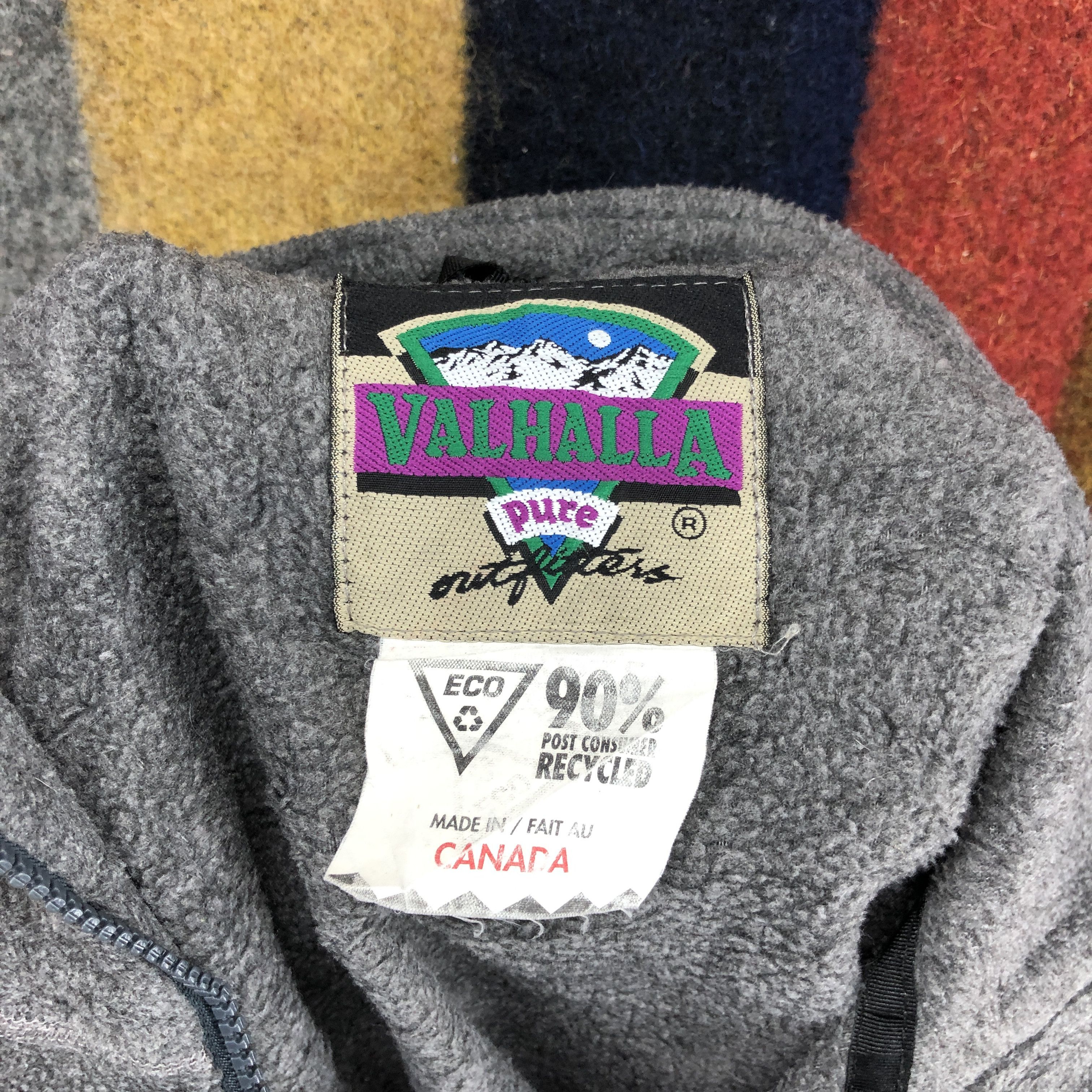 Vintage 90s Vintage VALHALLA PURE Eco Fleece #2669-96 Size US L / EU 52-54 / 3 - 7 Thumbnail
