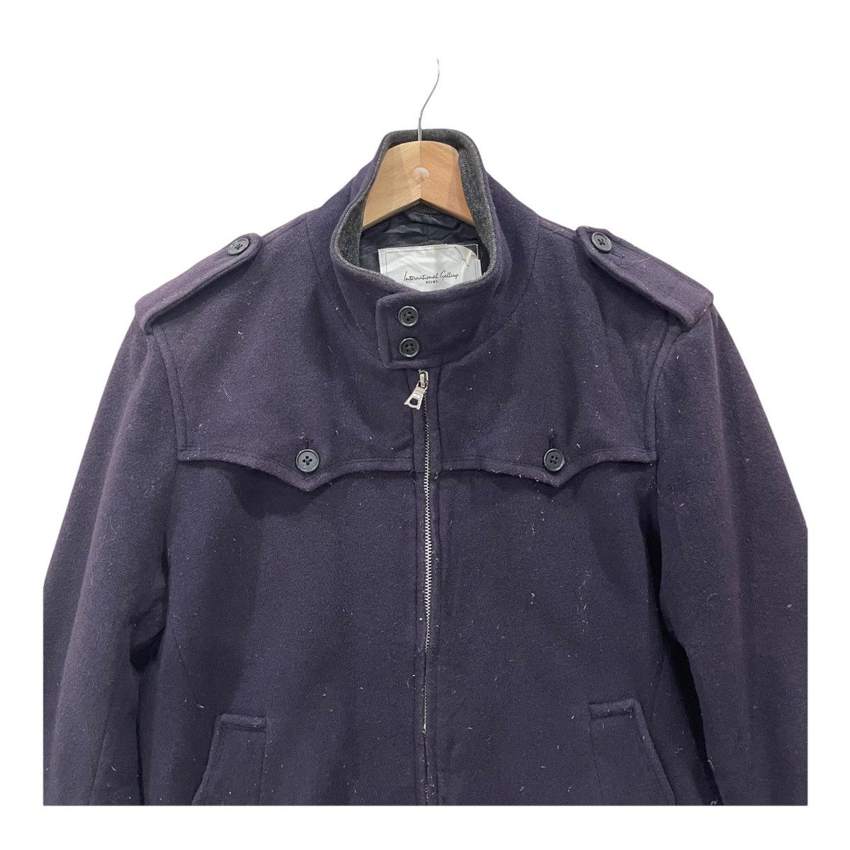 Beams Plus × Japanese Brand × Vintage Beams Wool Zipper Bomber Jacket Size US S / EU 44-46 / 1 - 4 Thumbnail