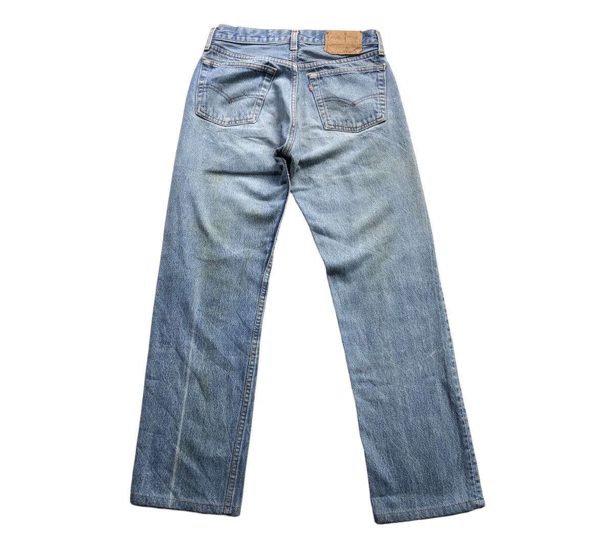 Levi's Vintage 70s 80s LEVIS 501 USA Rubber Art Painter Jeans Size US 28 / EU 44 - 2 Thumbnail