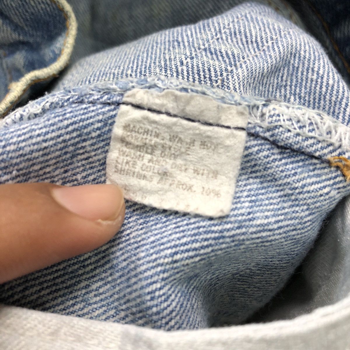 Levi's Vintage 70s 80s LEVIS 501 USA Rubber Art Painter Jeans Size US 28 / EU 44 - 10 Thumbnail