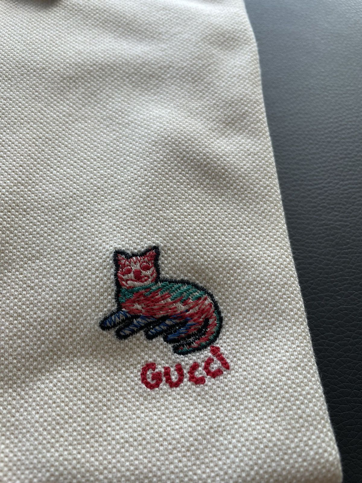 Gucci New Super Runway Limited Edition Gucci Cat Logo Polo Shirt Size US XL / EU 56 / 4 - 10 Thumbnail
