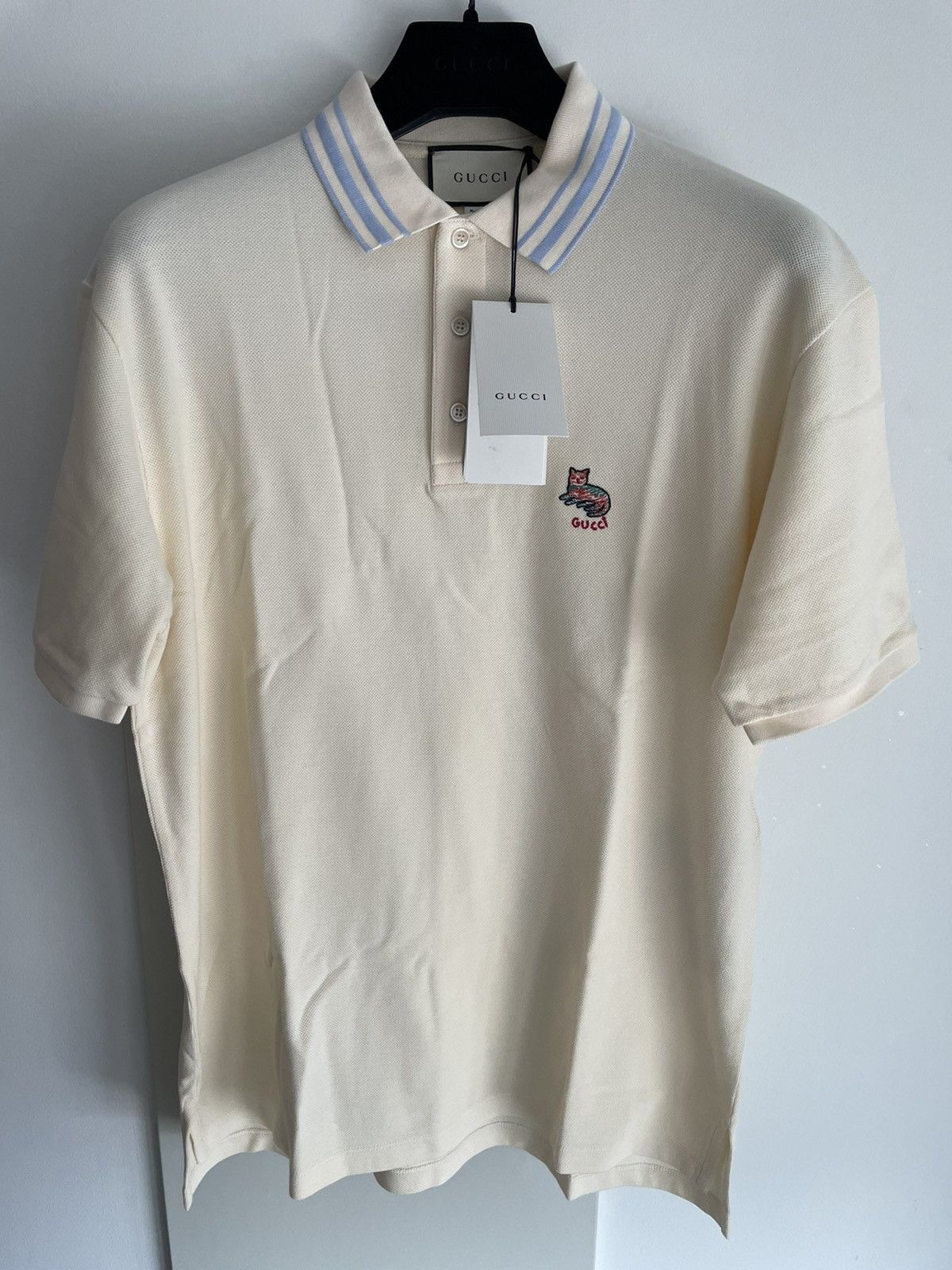 Gucci New Super Runway Limited Edition Gucci Cat Logo Polo Shirt Size US XL / EU 56 / 4 - 1 Thumbnail