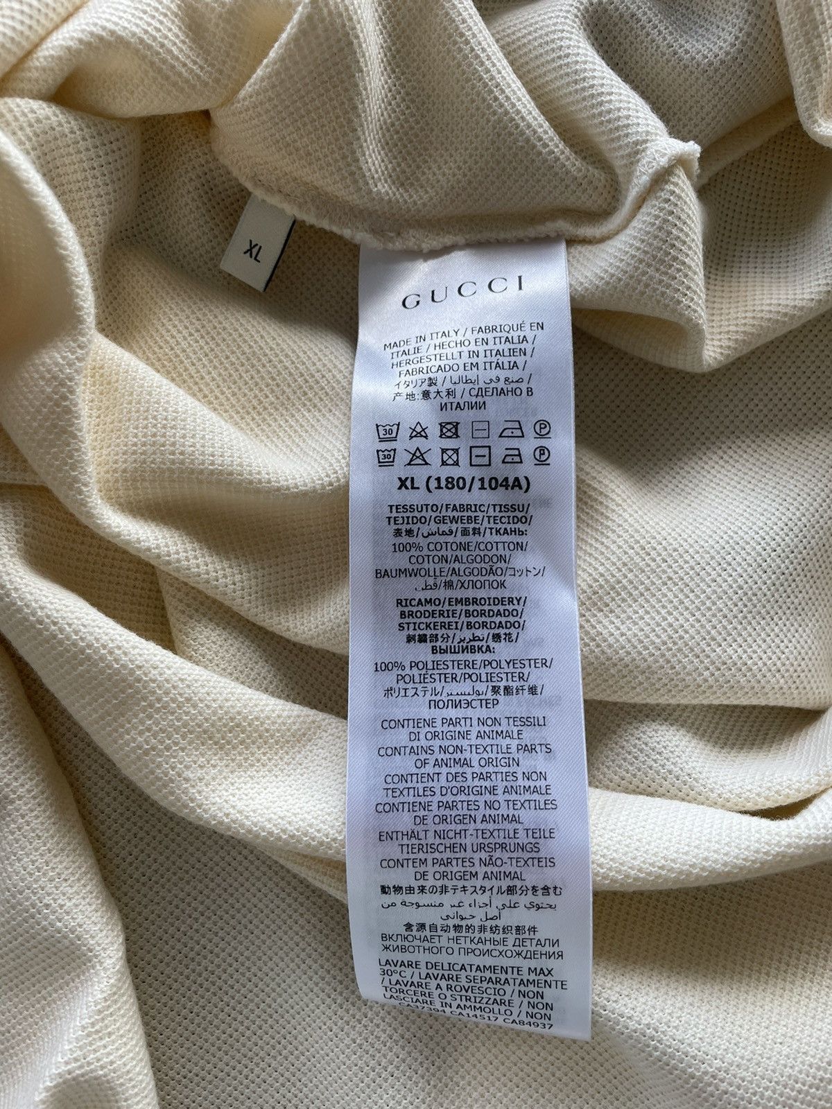 Gucci New Super Runway Limited Edition Gucci Cat Logo Polo Shirt Size US XL / EU 56 / 4 - 11 Thumbnail