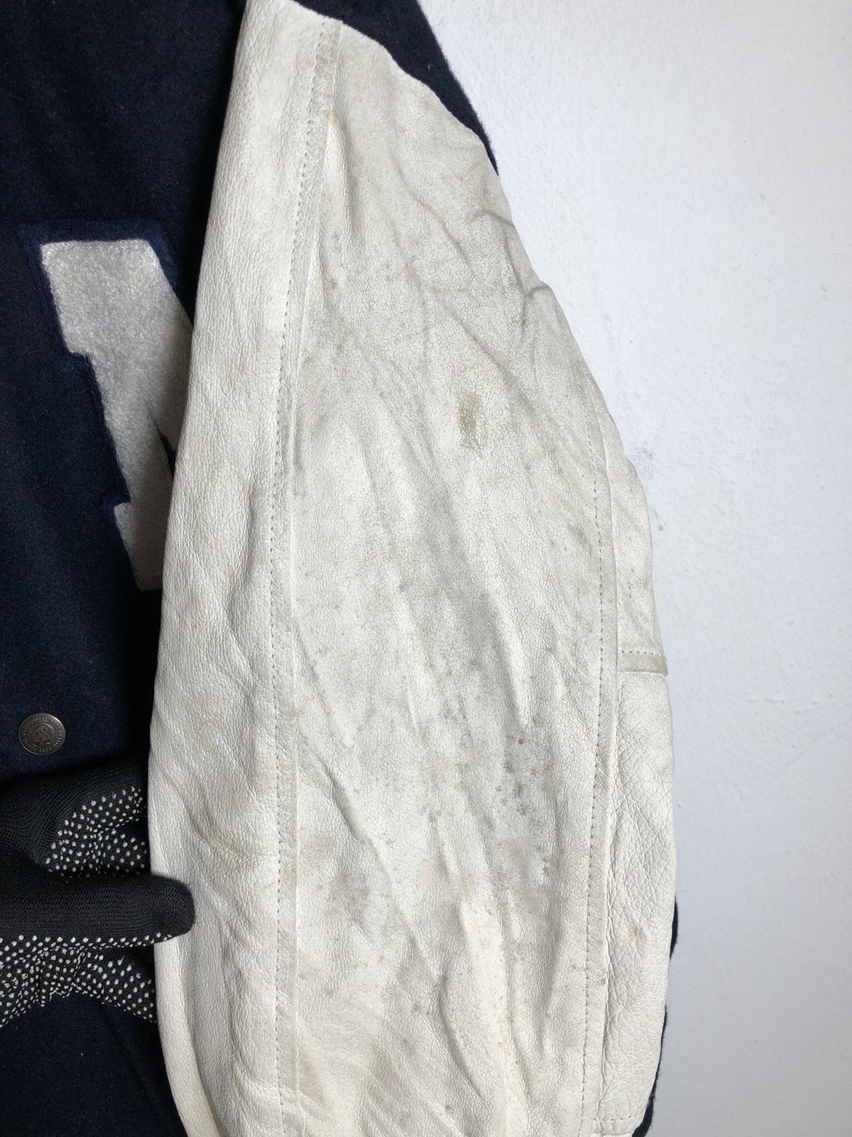Japanese Brand Vintage Suntory Boss Coffee Varsity Wool Jacket Size US XL / EU 56 / 4 - 8 Thumbnail