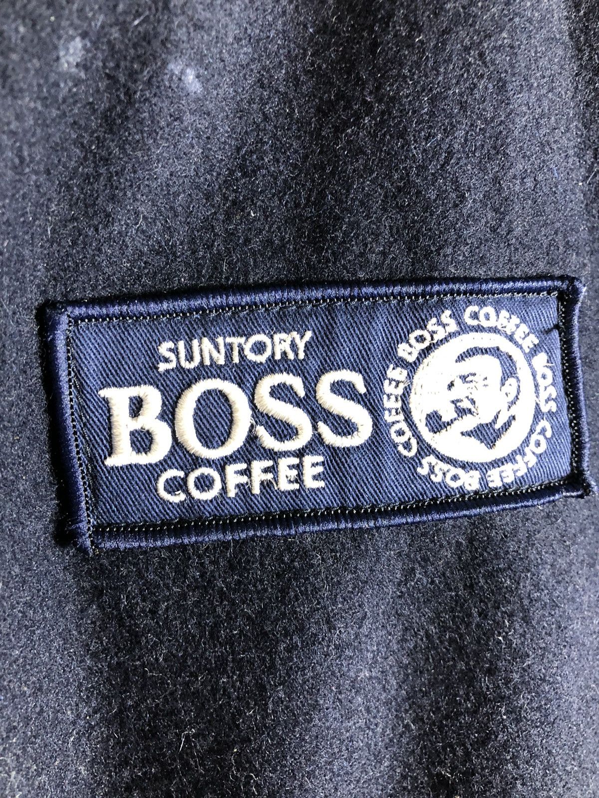 Japanese Brand Vintage Suntory Boss Coffee Varsity Wool Jacket Size US XL / EU 56 / 4 - 11 Thumbnail
