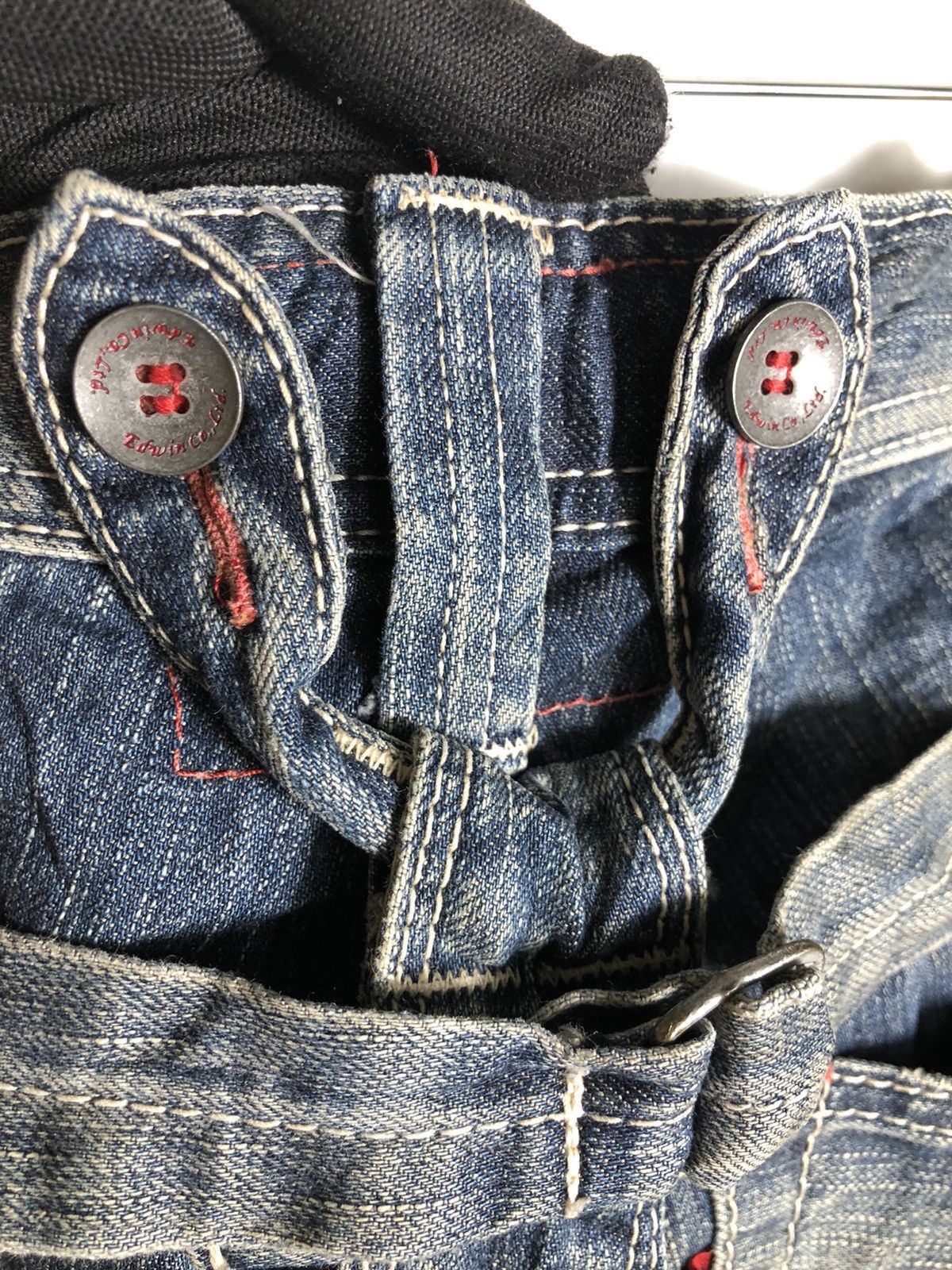 Edwin Japanese Brand Edwin 503 Blue Trip overall carpenter style Size US 36 / EU 52 - 12 Thumbnail