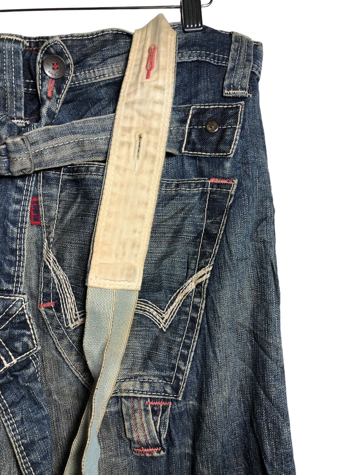 Edwin Japanese Brand Edwin 503 Blue Trip overall carpenter style Size US 36 / EU 52 - 8 Thumbnail