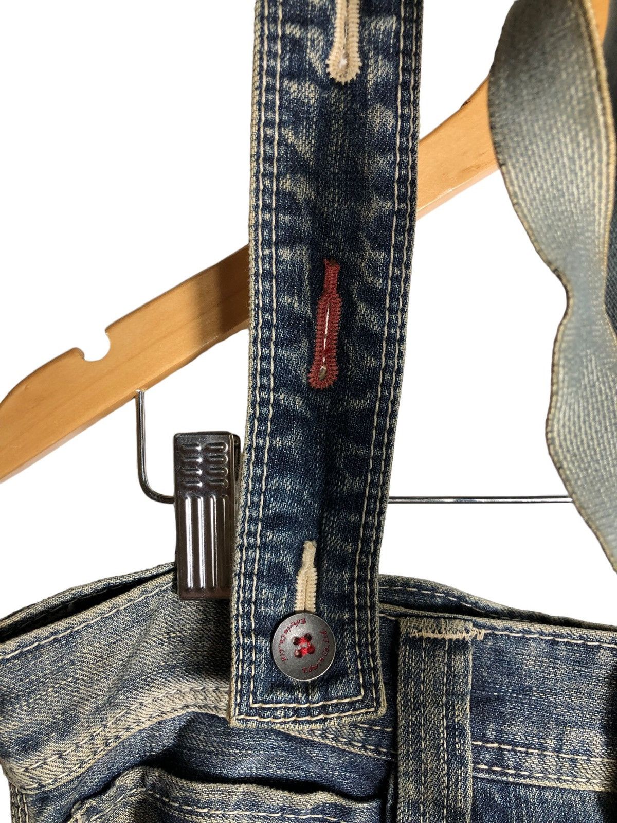 Edwin Japanese Brand Edwin 503 Blue Trip overall carpenter style Size US 36 / EU 52 - 4 Thumbnail