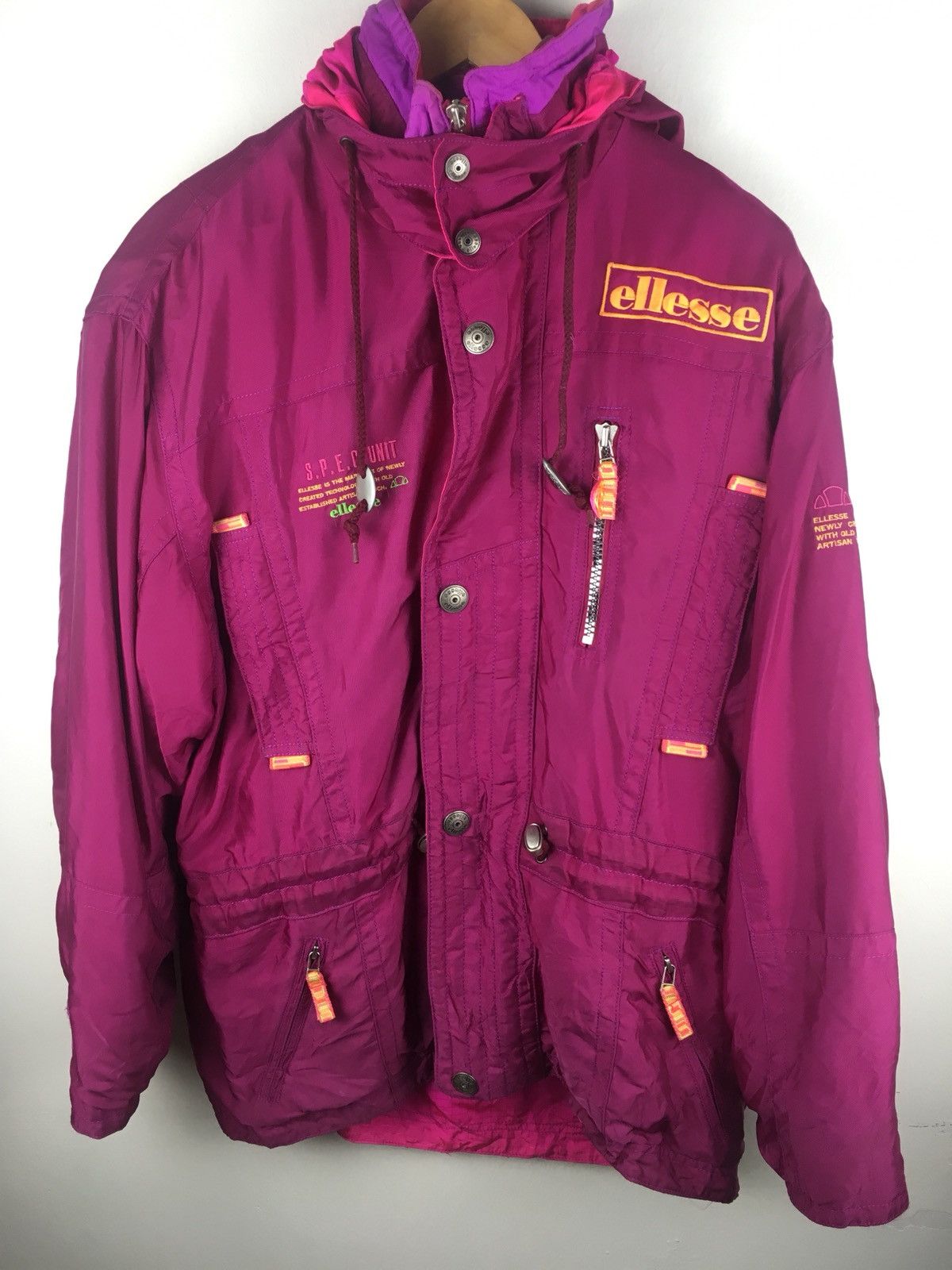 College Dropout Ski School Dropout Sweater Ellesse Ski Wear Jacket