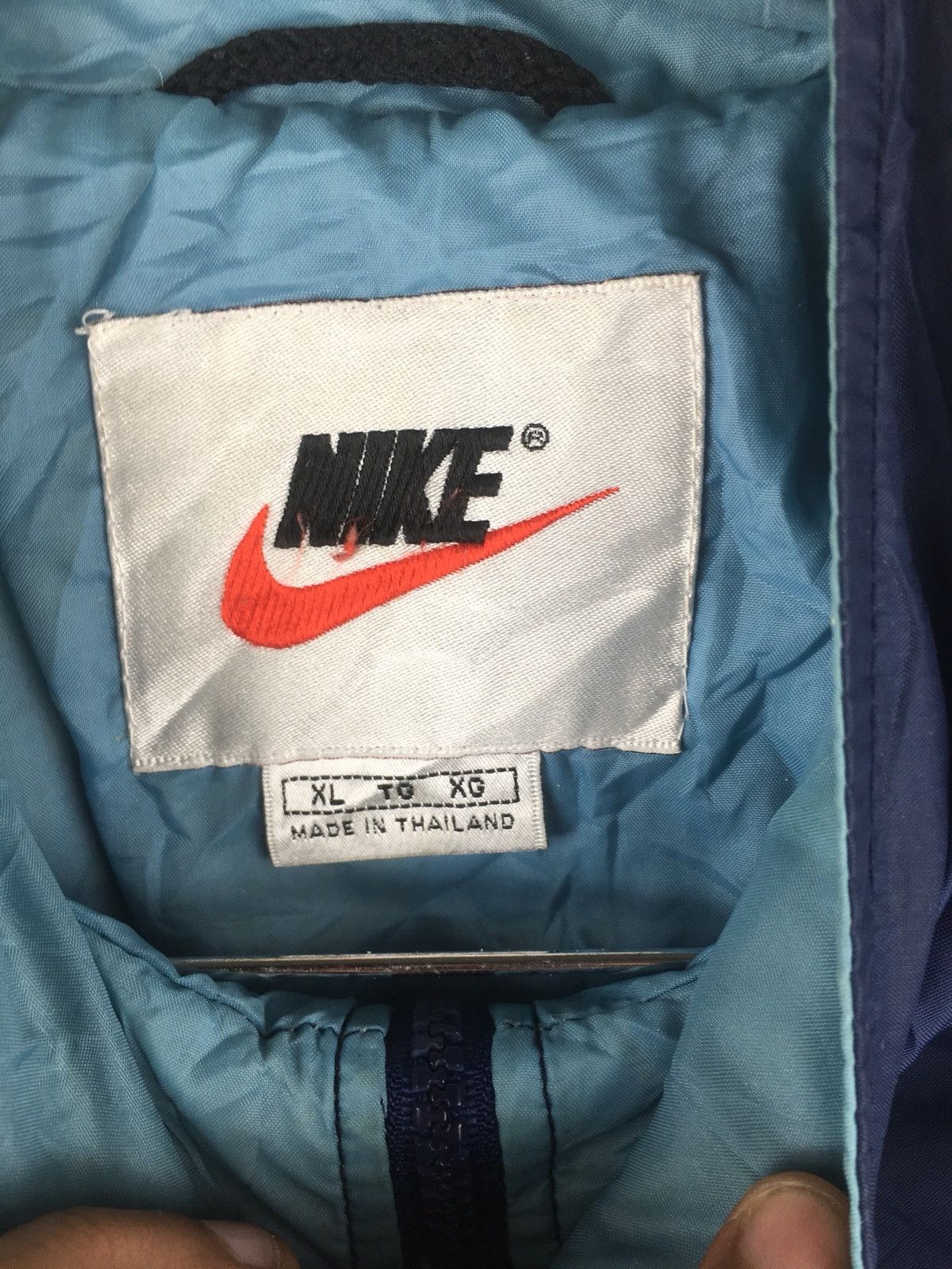 Nike × Vintage vintage 90s nike training Jacket Armpit 26.5x28 Size US XL / EU 56 / 4 - 6 Thumbnail