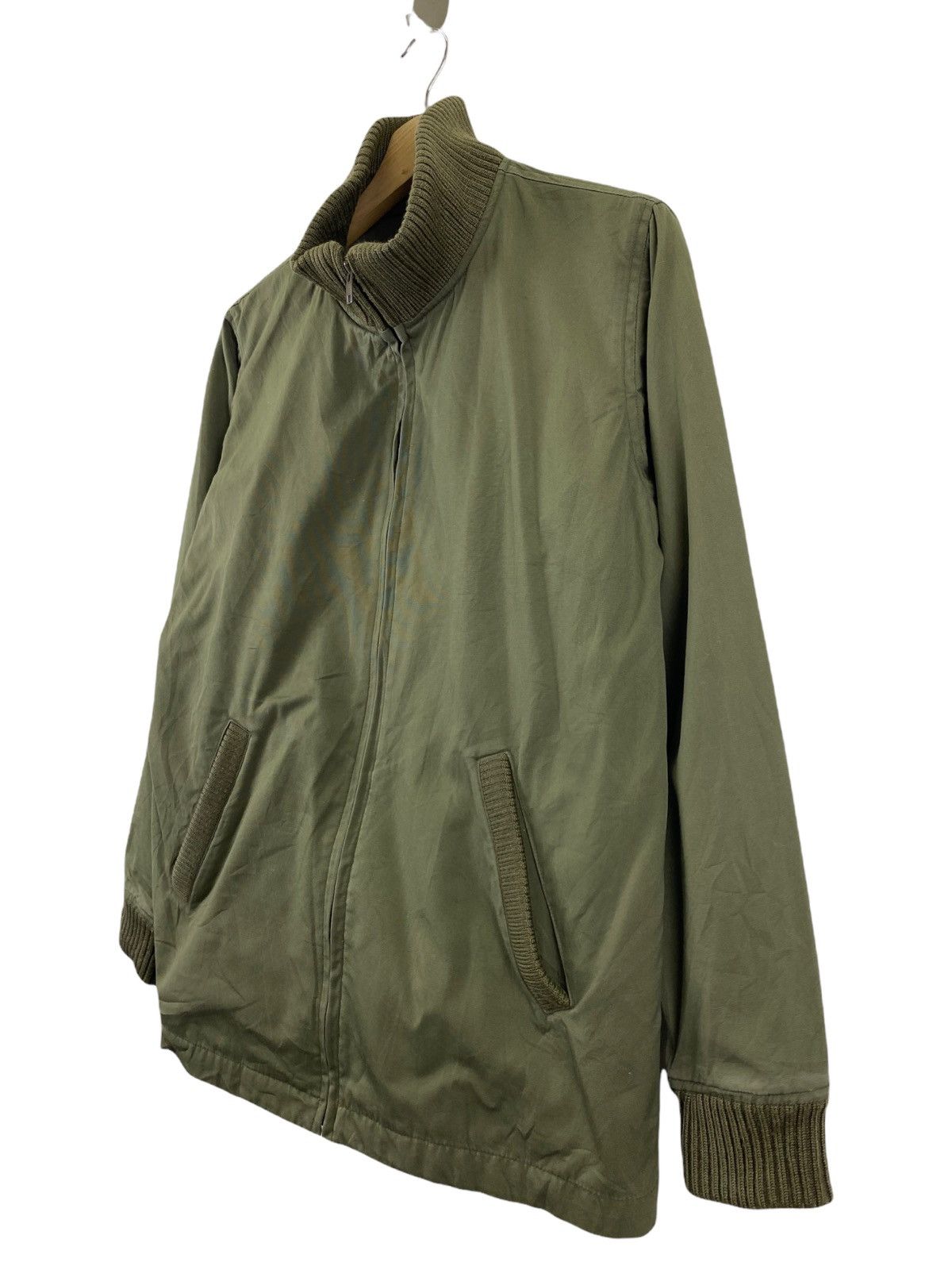 Global Work × Japanese Brand × Vintage Vintage Global Work Zipper Jacket Cotton Fabric Size US M / EU 48-50 / 2 - 3 Thumbnail