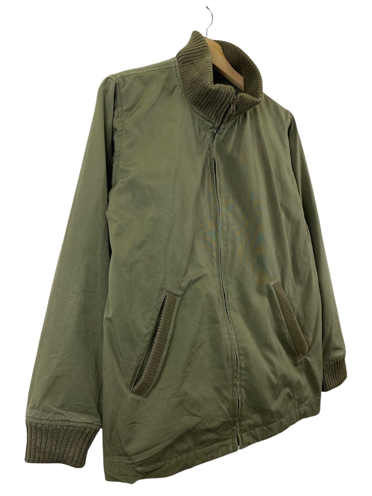 Global Work × Japanese Brand × Vintage Vintage Global Work Zipper Jacket Cotton Fabric Size US M / EU 48-50 / 2 - 2 Thumbnail