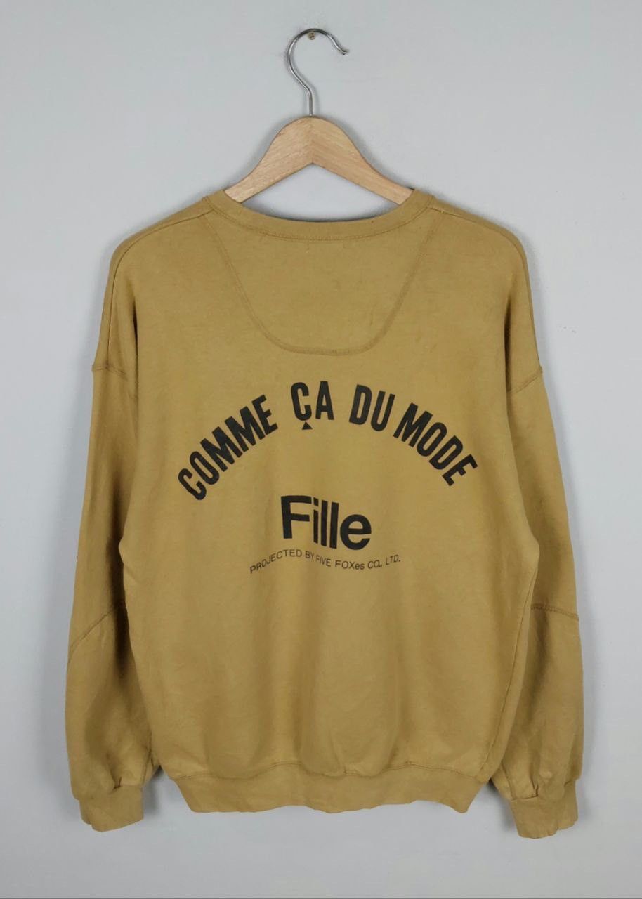 Comme Ca Ism × Vintage Vintage Comme Ca Du Mode Sweatshirt Size US L / EU 52-54 / 3 - 1 Thumbnail