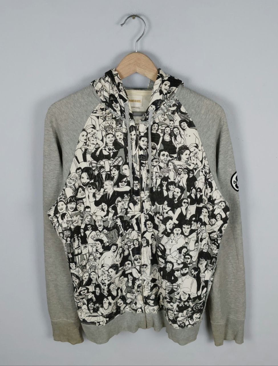 Vintage Diesel All Over Print Sweater Hoodies