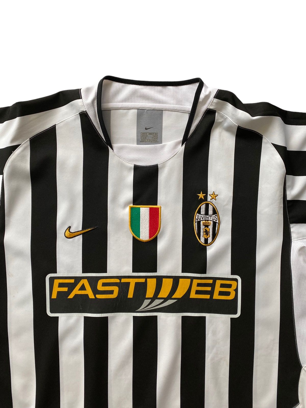Nike × Vintage PIERO Nike Vintage XL 2003-2004 JUVENTUS HOME JERSEY FASTWEB Size US XL / EU 56 / 4 - 11 Thumbnail