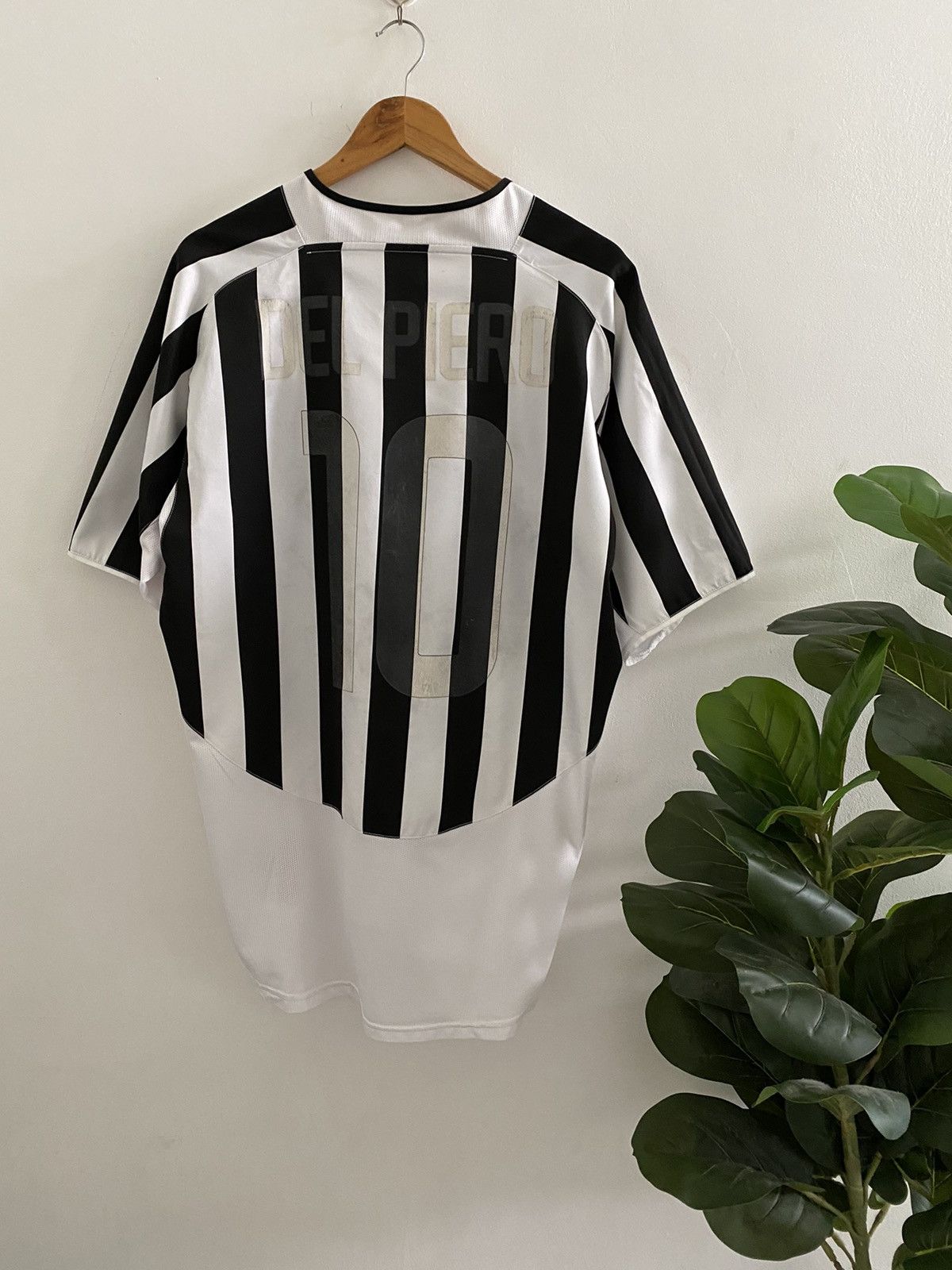 PIERO Nike Vintage XL 2003-2004 JUVENTUS HOME JERSEY FASTWEB