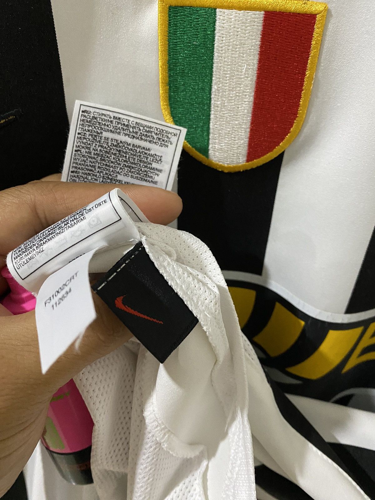 Nike × Vintage PIERO Nike Vintage XL 2003-2004 JUVENTUS HOME JERSEY FASTWEB Size US XL / EU 56 / 4 - 14 Thumbnail