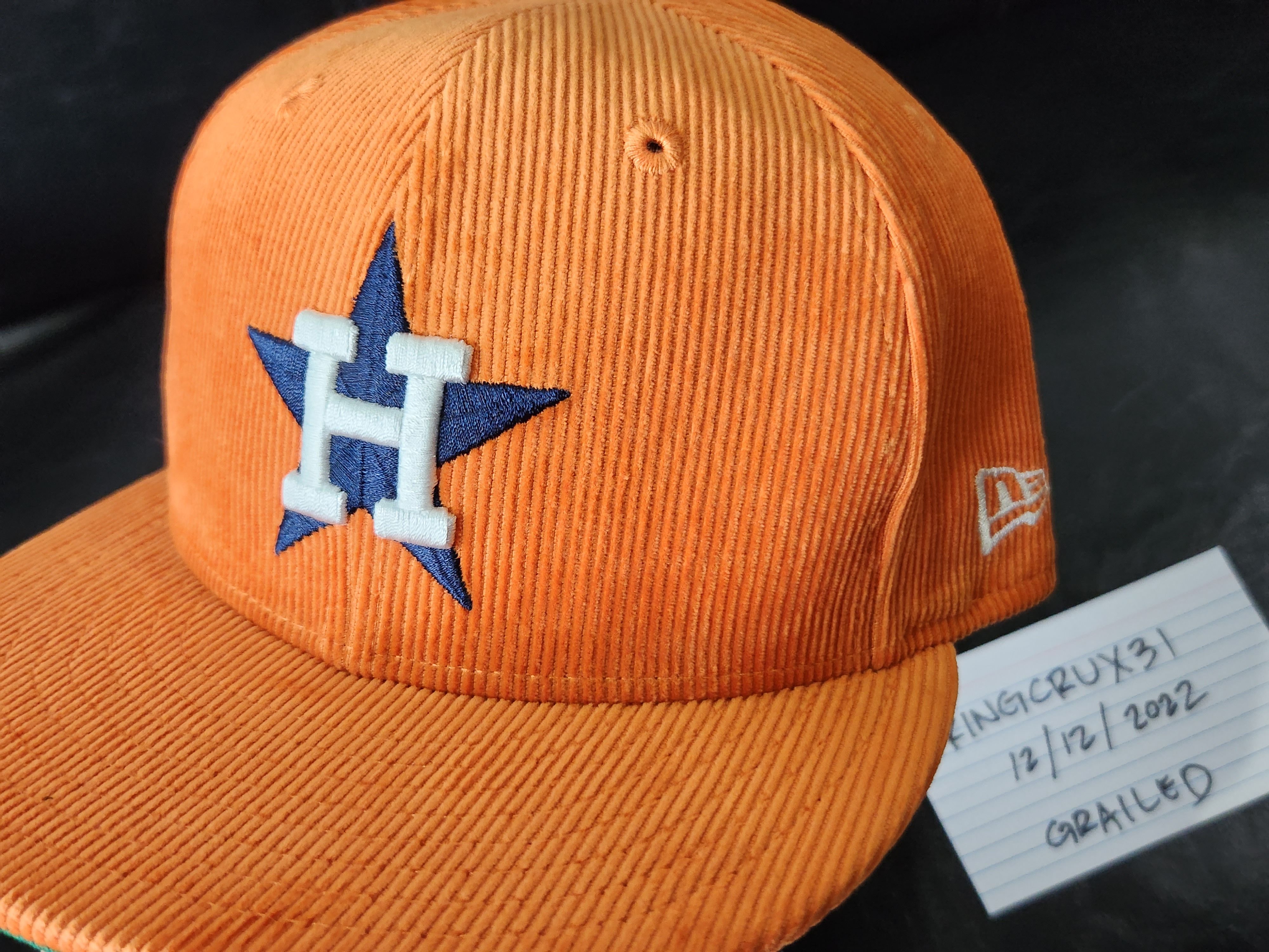 Toast Script Houston Astros Celebrating 45 Years New Era Fitted 8