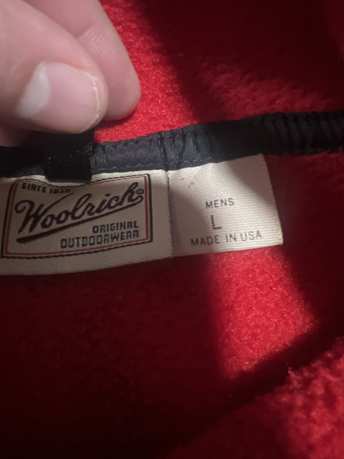Vintage × Woolrich Woolen Mills Vintage Made in USA Woolrich Polartec Jacket Size L Size US L / EU 52-54 / 3 - 3 Thumbnail