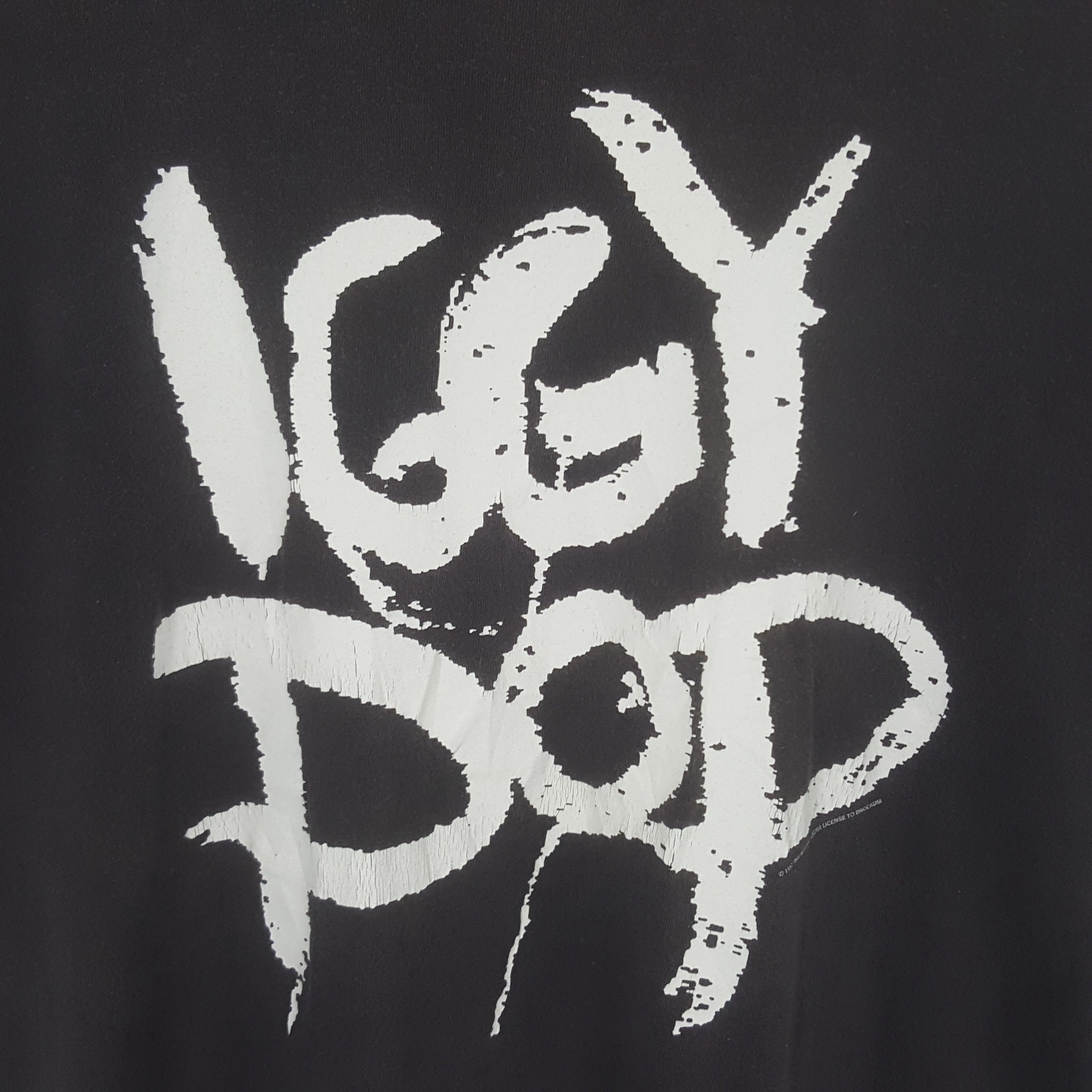 Band Tees × Vintage Vintage 90's Iggy Pop American Singer Tour Tshirt Size US L / EU 52-54 / 3 - 4 Thumbnail