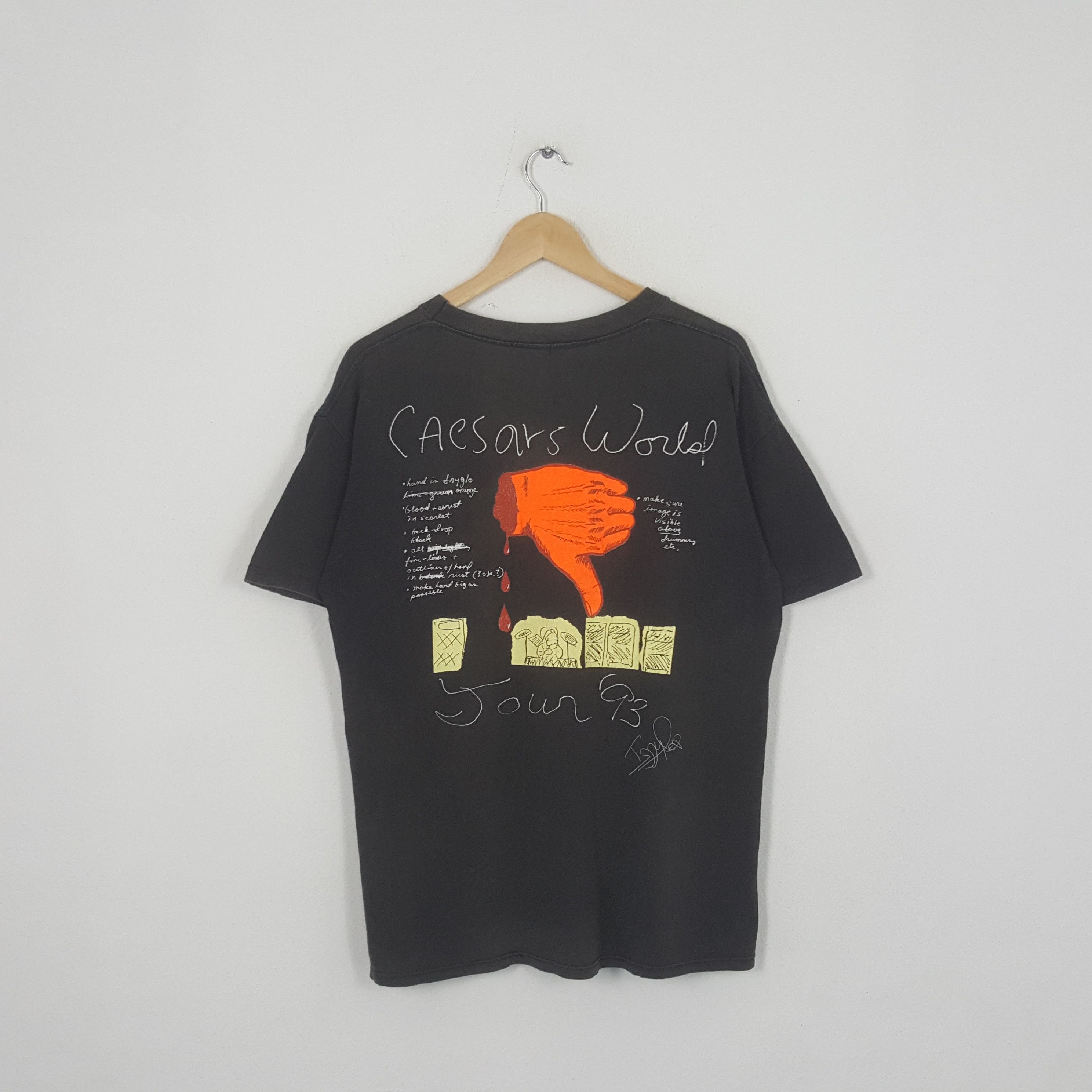 Band Tees × Vintage Vintage 90's Iggy Pop American Singer Tour Tshirt Size US L / EU 52-54 / 3 - 1 Thumbnail