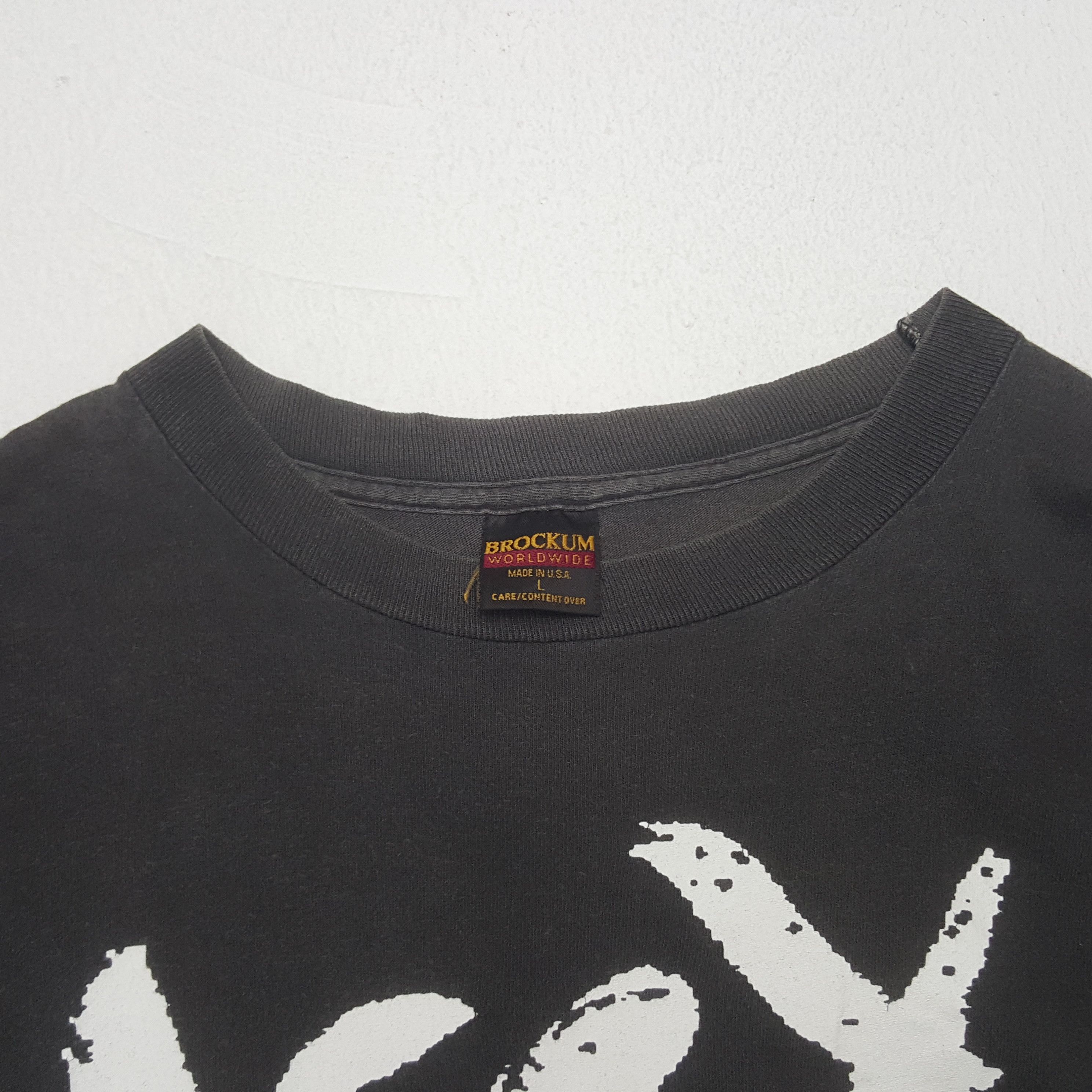 Band Tees × Vintage Vintage 90's Iggy Pop American Singer Tour Tshirt Size US L / EU 52-54 / 3 - 6 Thumbnail