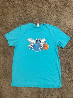 Vintage NBA Hornets Bootleg Shirt MEDIUM, 19x27 inches Still Excellent (min  closet stain, washable) 499 only