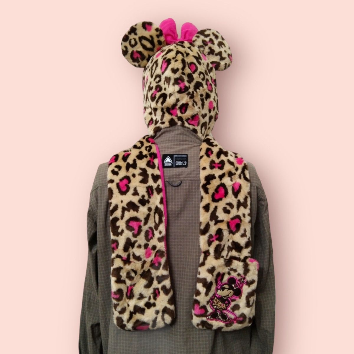 Disney × Japanese Brand × Mickey Mouse VINTAGE MINNIE MOUSE LEOPARD FAUX FUR Size ONE SIZE - 9 Thumbnail