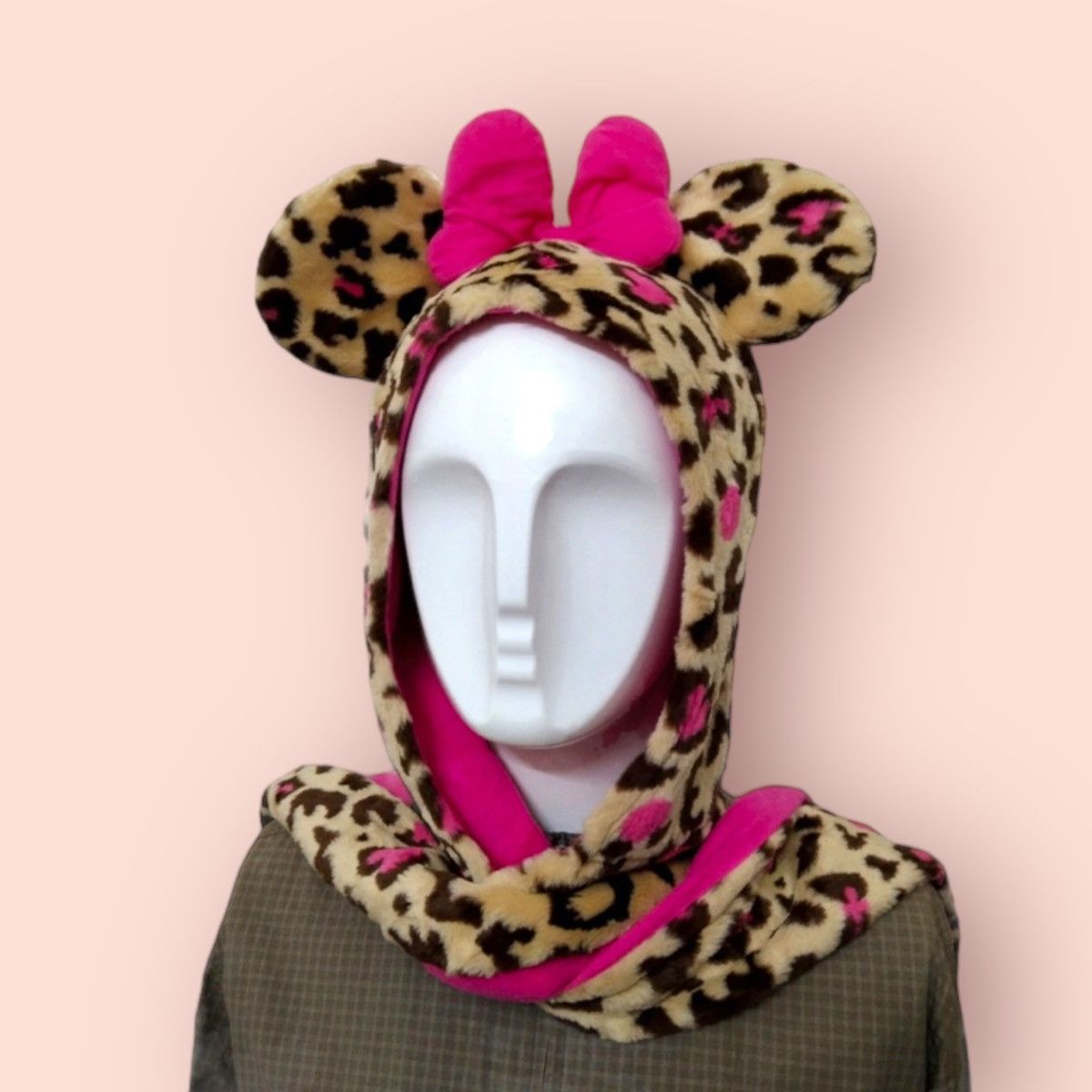 Disney × Japanese Brand × Mickey Mouse VINTAGE MINNIE MOUSE LEOPARD FAUX FUR Size ONE SIZE - 4 Thumbnail