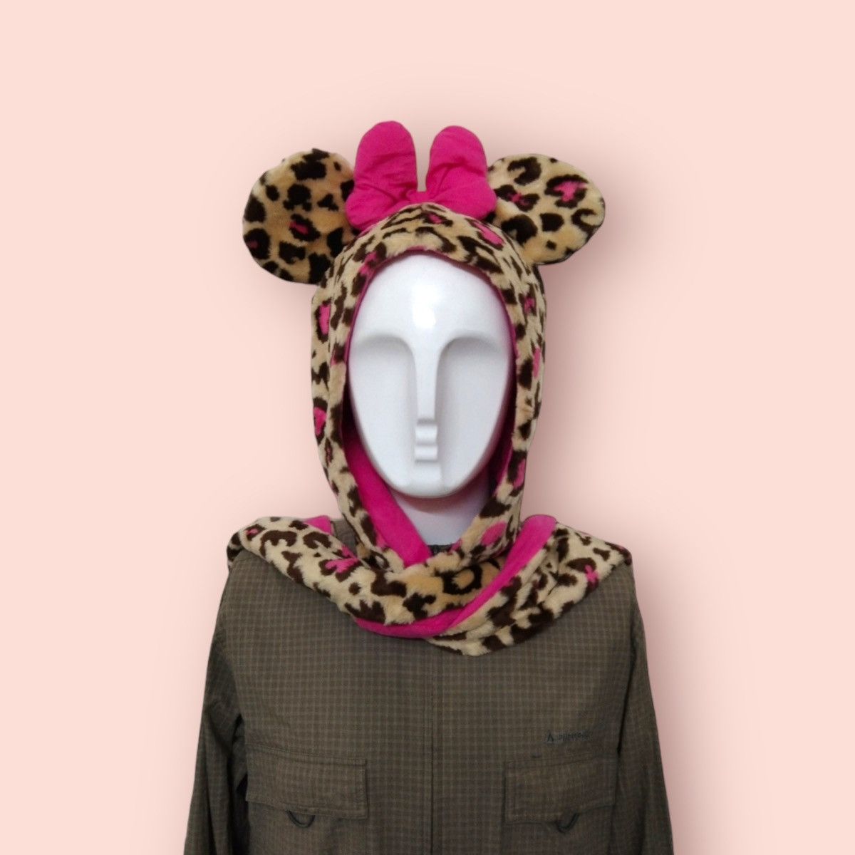 Disney × Japanese Brand × Mickey Mouse VINTAGE MINNIE MOUSE LEOPARD FAUX FUR Size ONE SIZE - 3 Thumbnail