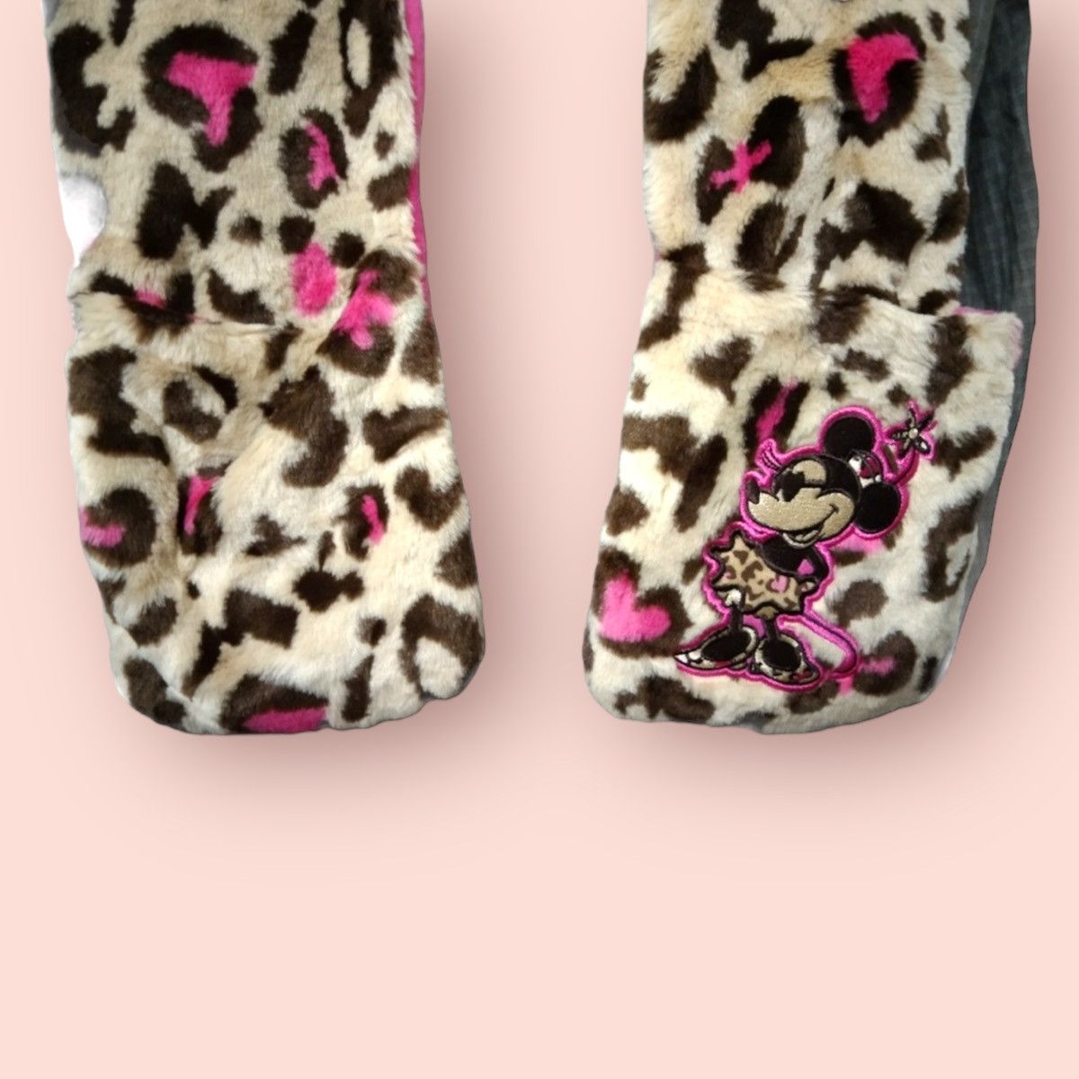 Disney × Japanese Brand × Mickey Mouse VINTAGE MINNIE MOUSE LEOPARD FAUX FUR Size ONE SIZE - 12 Thumbnail