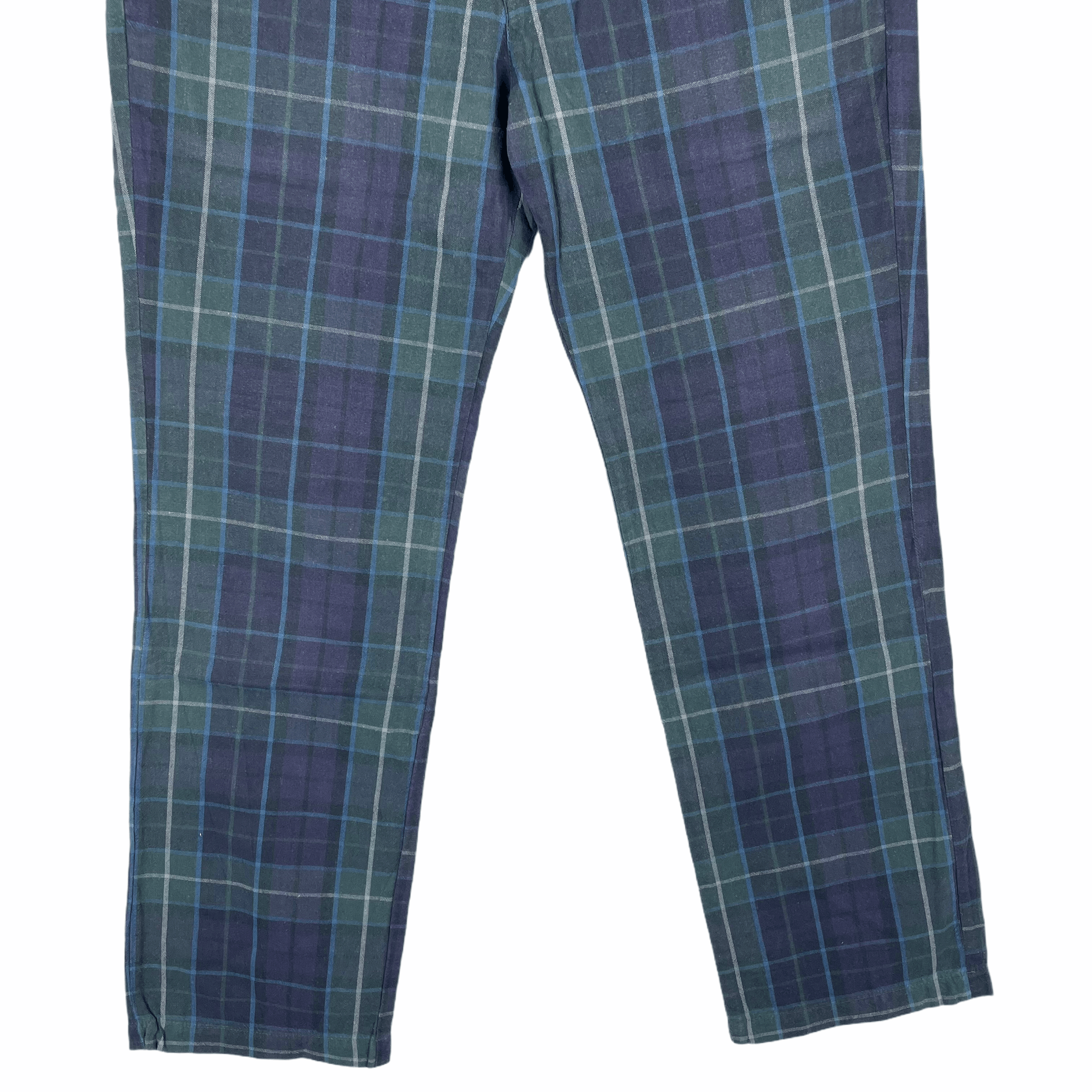 45rpm × Japanese Brand Vintage 45RPM NMD Nartan Green Check Trousers Pant 33 Size Size US 33 - 3 Thumbnail