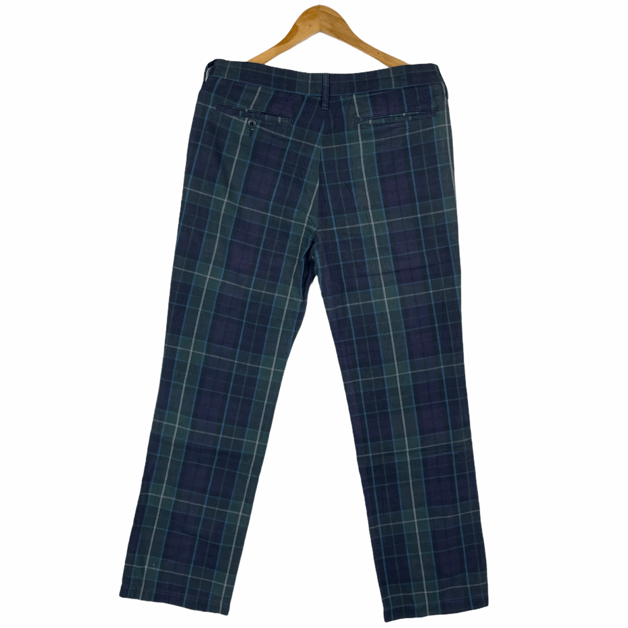 45rpm × Japanese Brand Vintage 45RPM NMD Nartan Green Check Trousers Pant 33 Size Size US 33 - 6 Thumbnail