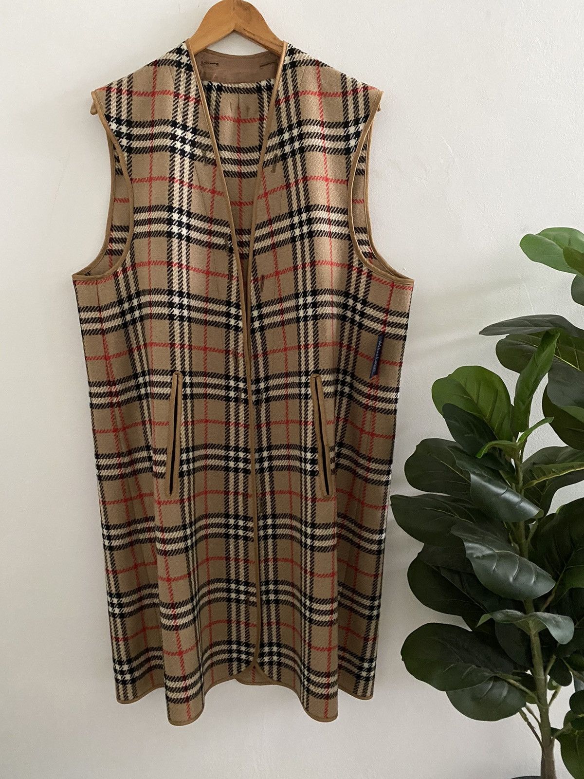 Burberry Burberry vintage 90s wool vest/trenchcoat lining add-on Size US L / EU 52-54 / 3 - 3 Thumbnail