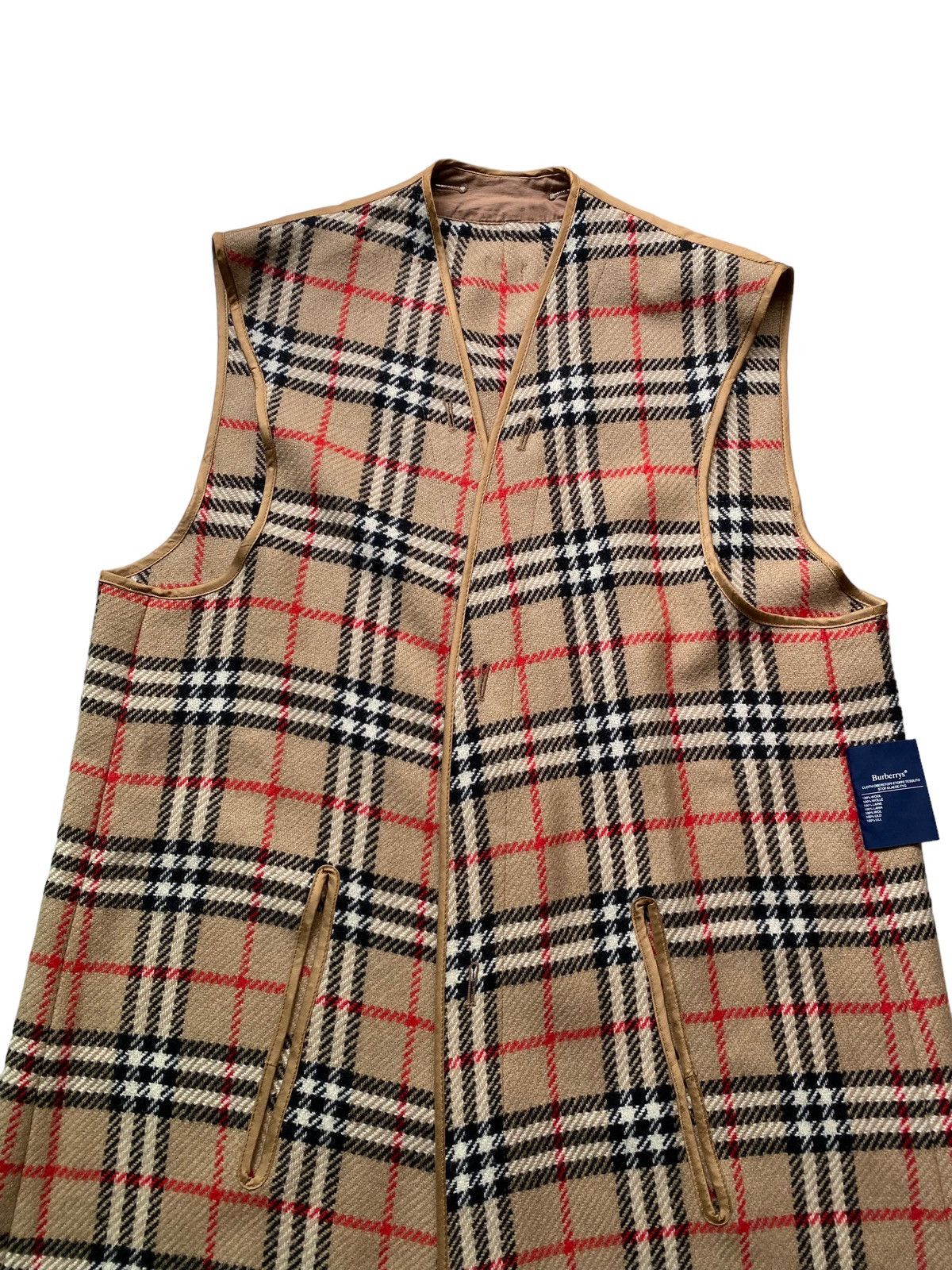Burberry Burberry vintage 90s wool vest/trenchcoat lining add-on Size US L / EU 52-54 / 3 - 8 Thumbnail