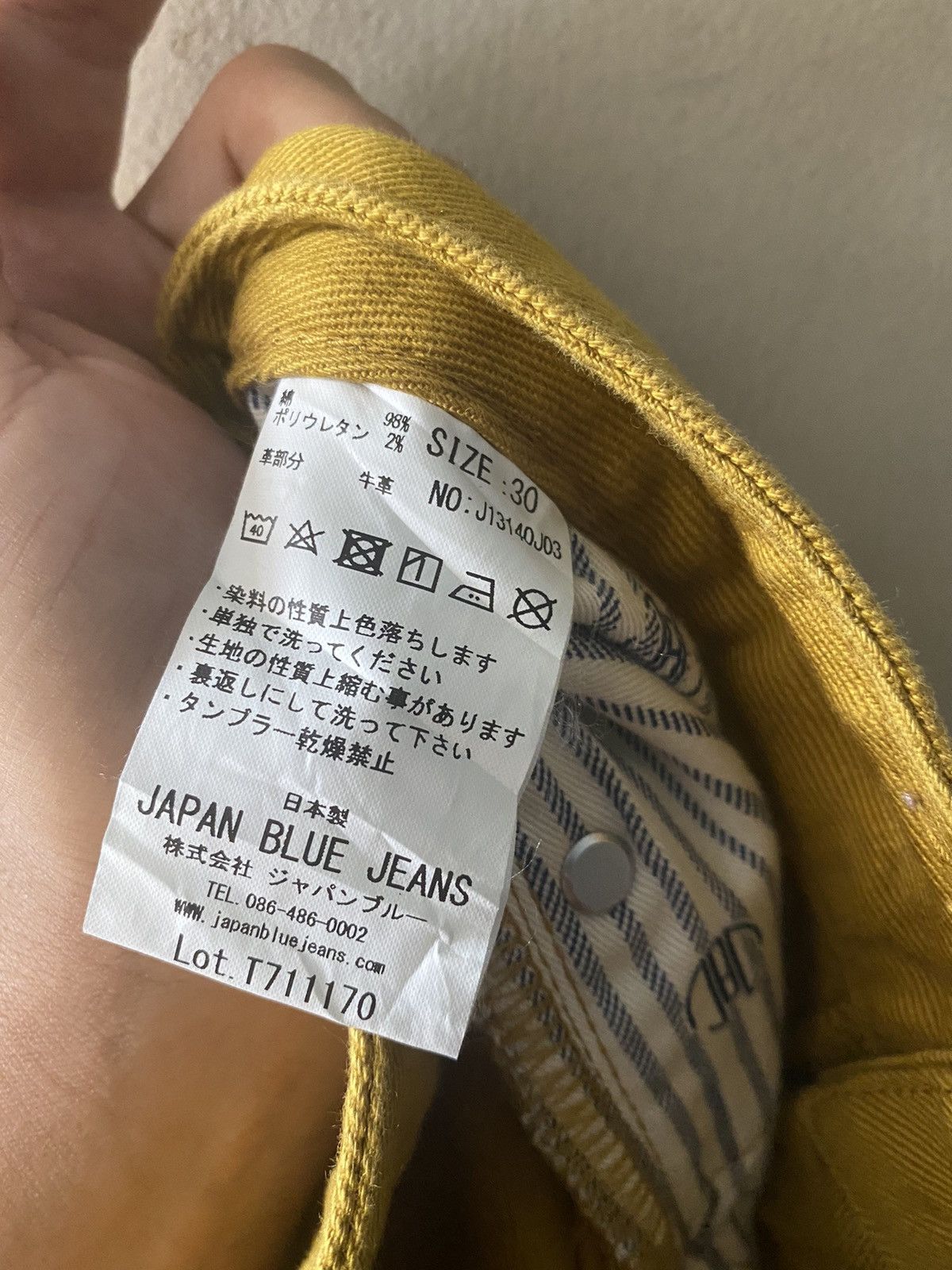 Japanese Brand Japan Blue Jeans With Tag Size US 29 - 6 Thumbnail