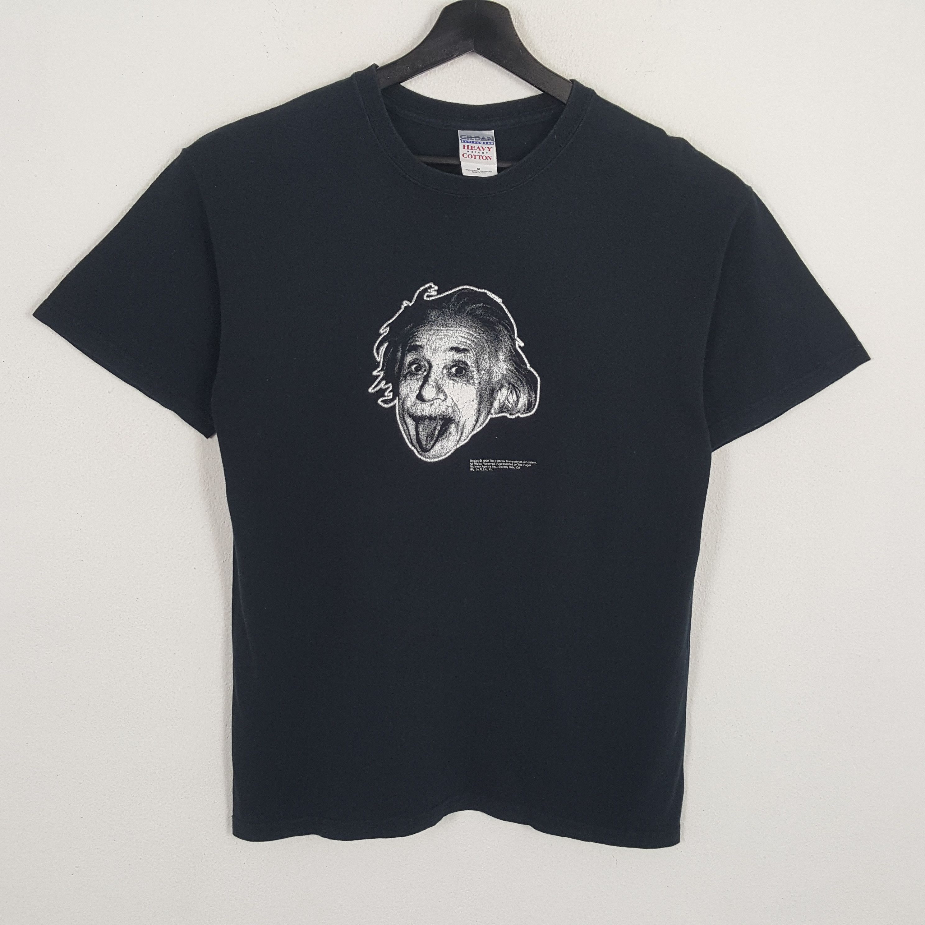 Arts & Science × Vintage ALBERT EINSTEIN Scientist Vintage Tshirt Size US M / EU 48-50 / 2 - 1 Thumbnail