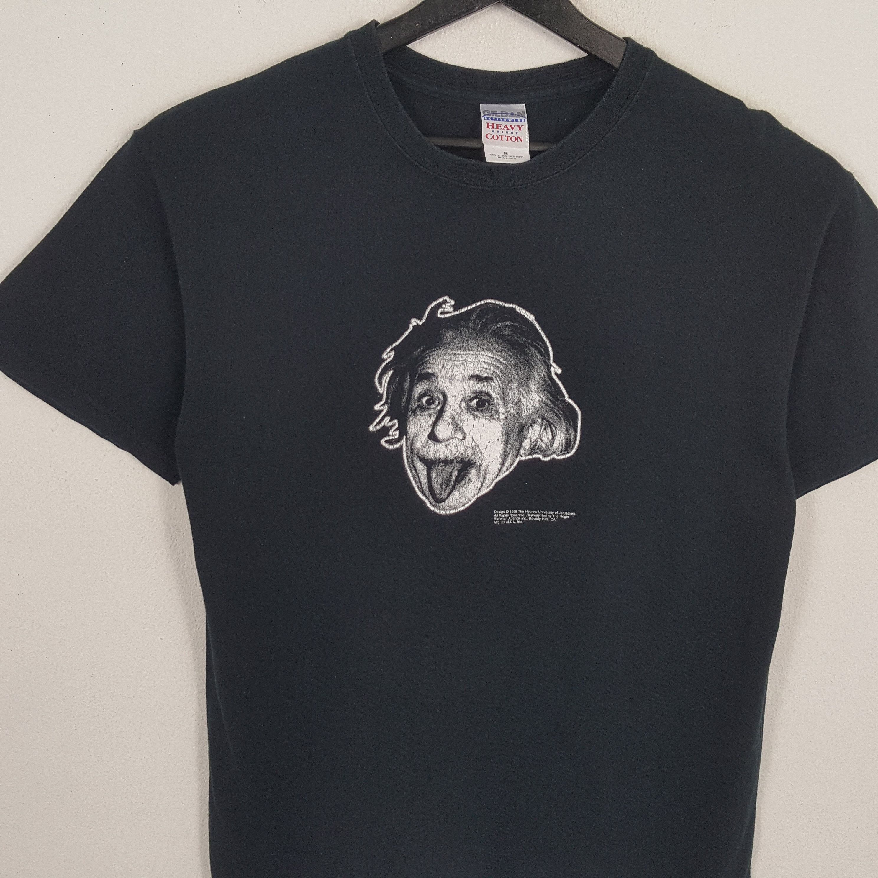 Arts & Science × Vintage ALBERT EINSTEIN Scientist Vintage Tshirt Size US M / EU 48-50 / 2 - 2 Thumbnail