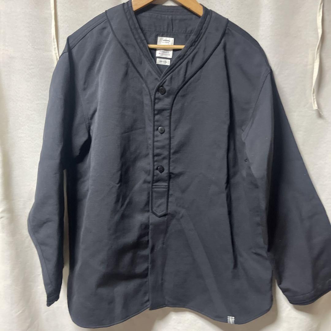 visvim DUGOUT SHIRT L/S black