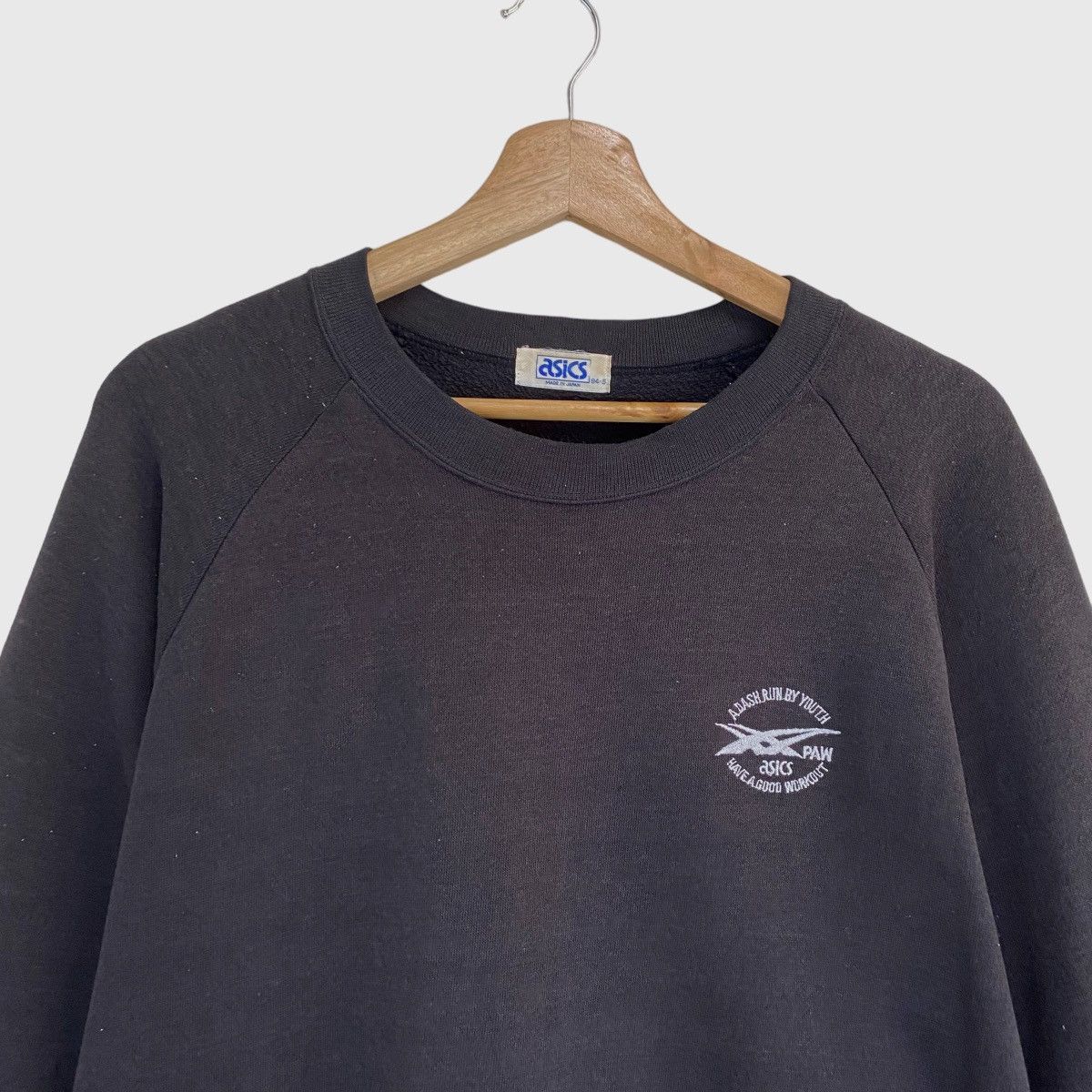 Asics × Vintage Vintage Asics Made In Japan Small Logo Crewneck Sweatshirt Size US M / EU 48-50 / 2 - 4 Thumbnail