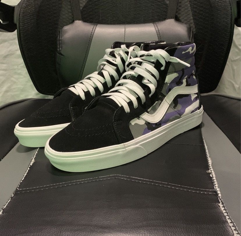 Vans Sk 8 Hi Purple Camo Grailed