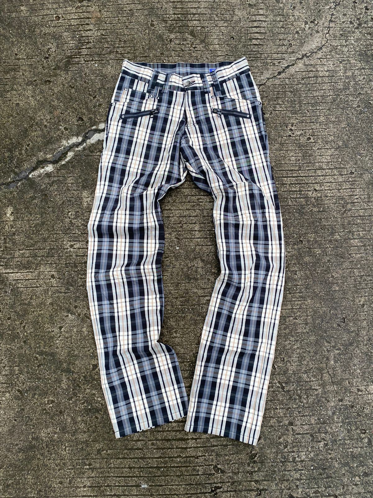 ‼️ACC OFFER‼️SEMANTIC DESIGN JAPAN TARTAN MULTIPOCKET PANTS
