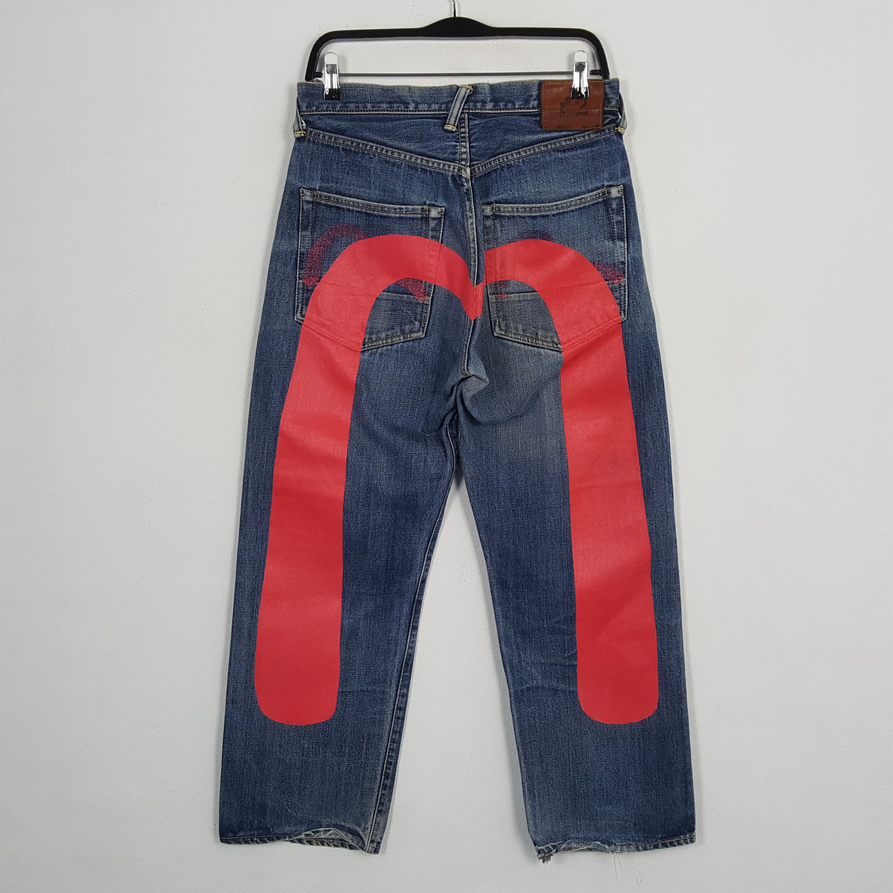 Evisu Japanese Brand Streetwear Custom Big Logo Jeans