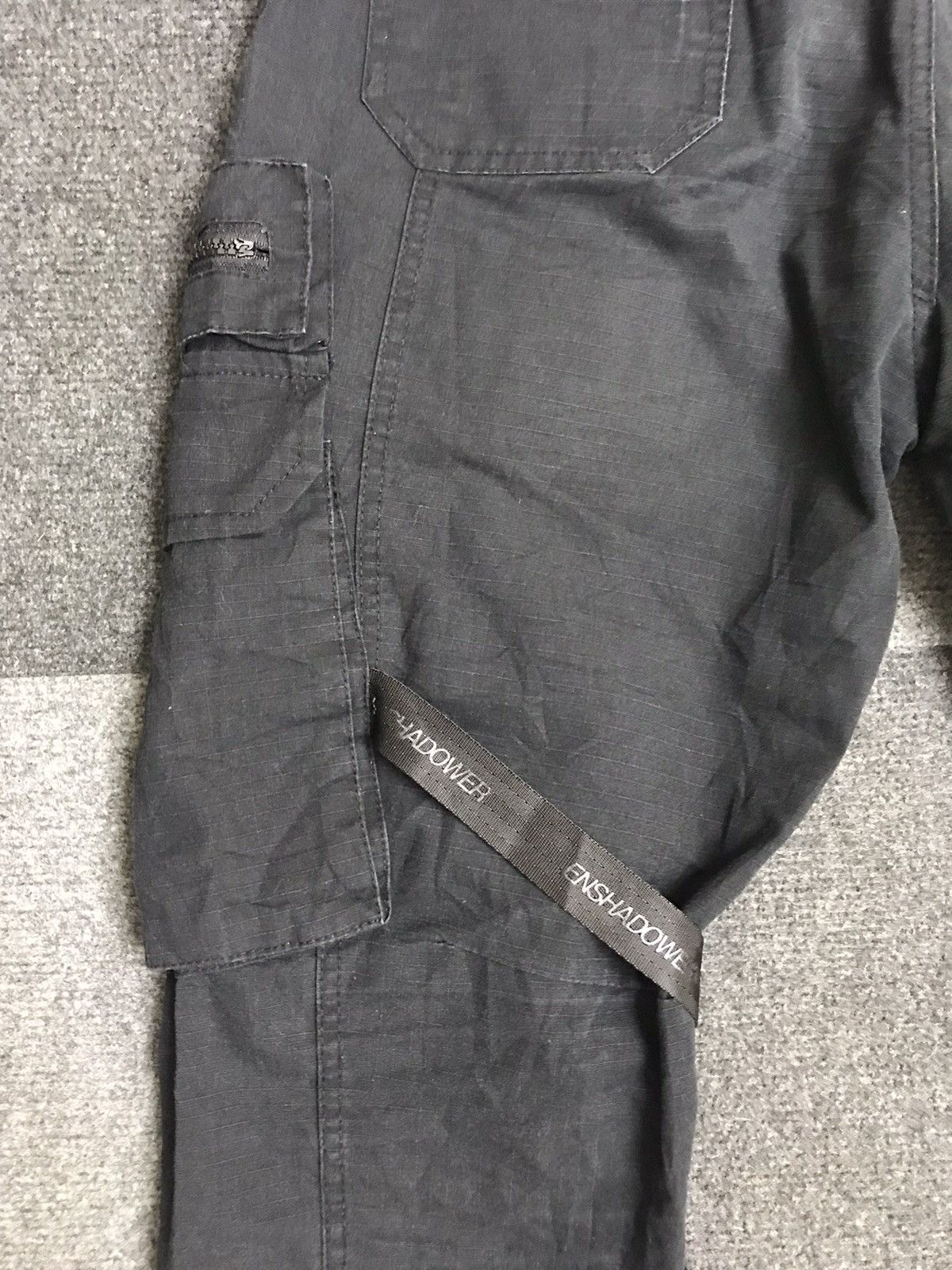 Japanese Brand ENSHADOWER RipStop Avant Garde Strap Tactical Jogger Pant Size US 31 - 12 Thumbnail